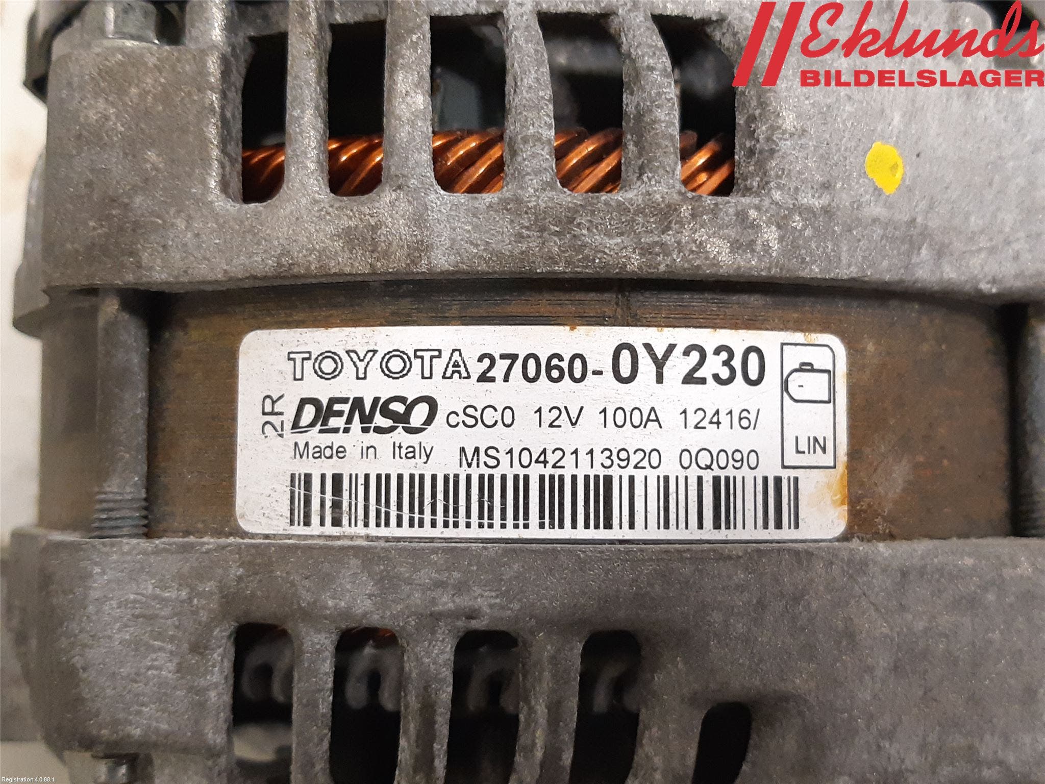 Toyota AURIS 13-19 Generator