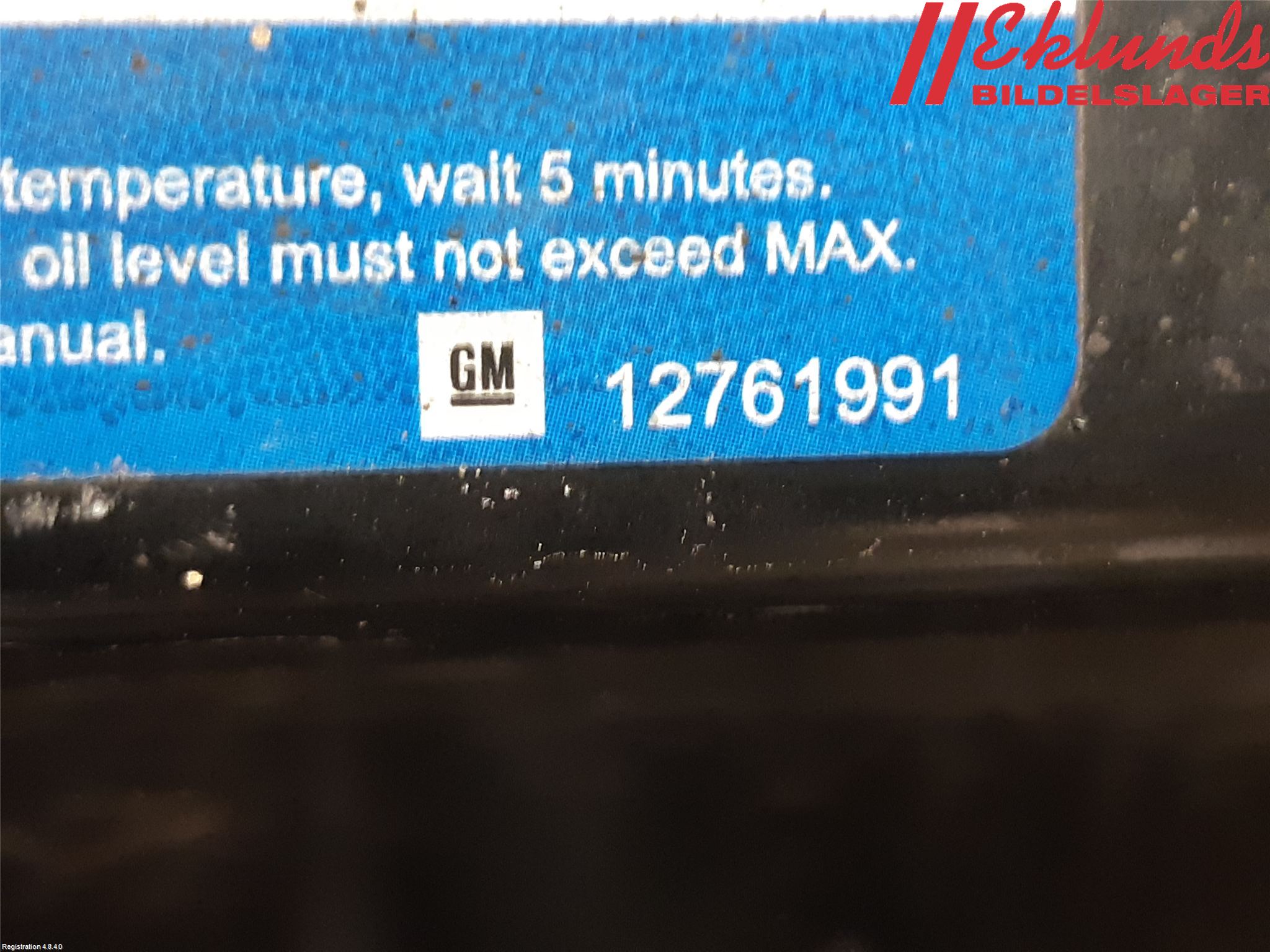 Saab 9-3 VER 2 Front Huvlåsplåt-Balk