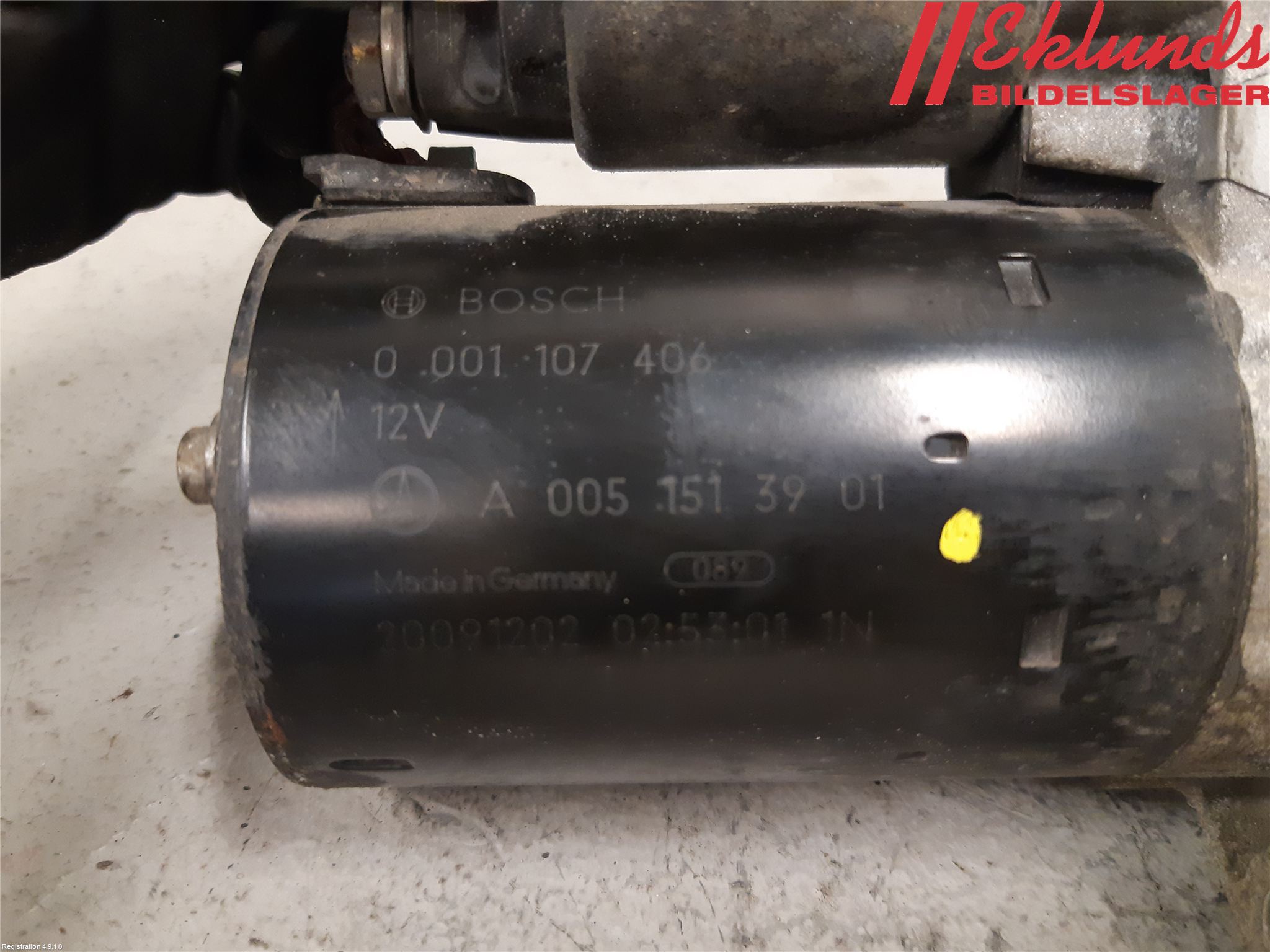 Mercedes-Benz MB CLC-KLASS (CL203) 08-11 Startmotor