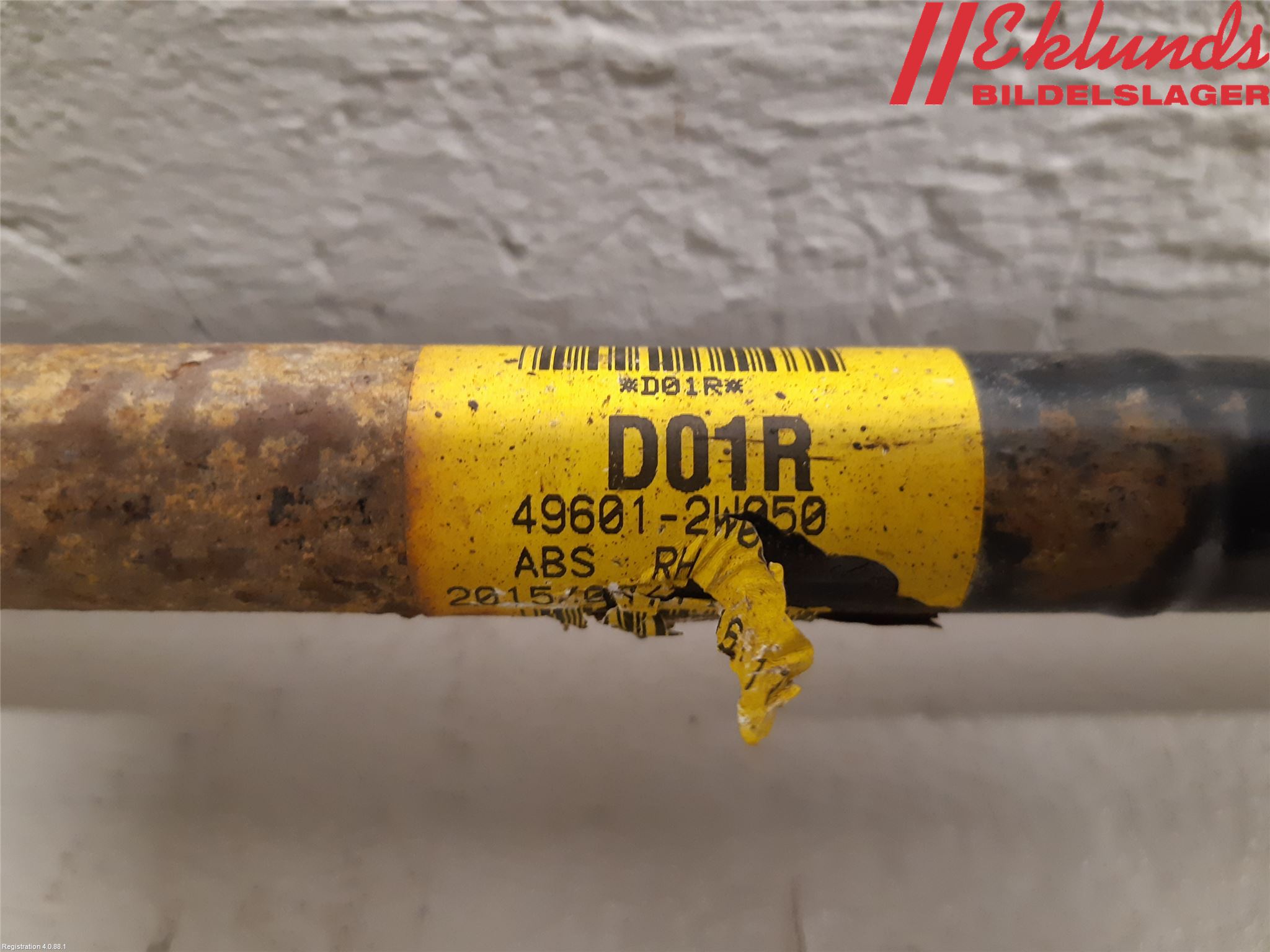 Hyundai SANTA FE 13-18 Drivaxel Bak Höger