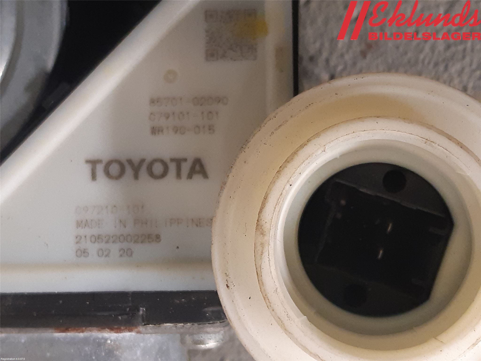 Toyota COROLLA 19- Fönsterhiss El Kompl