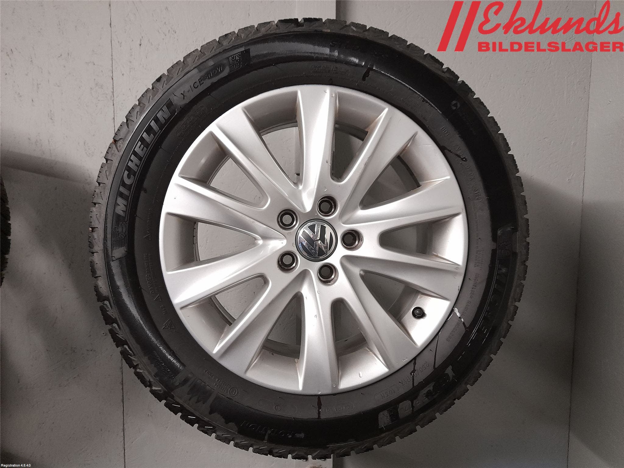 Volkswagen VW TIGUAN 07-16 Vinterdäck Alumfälg 4St