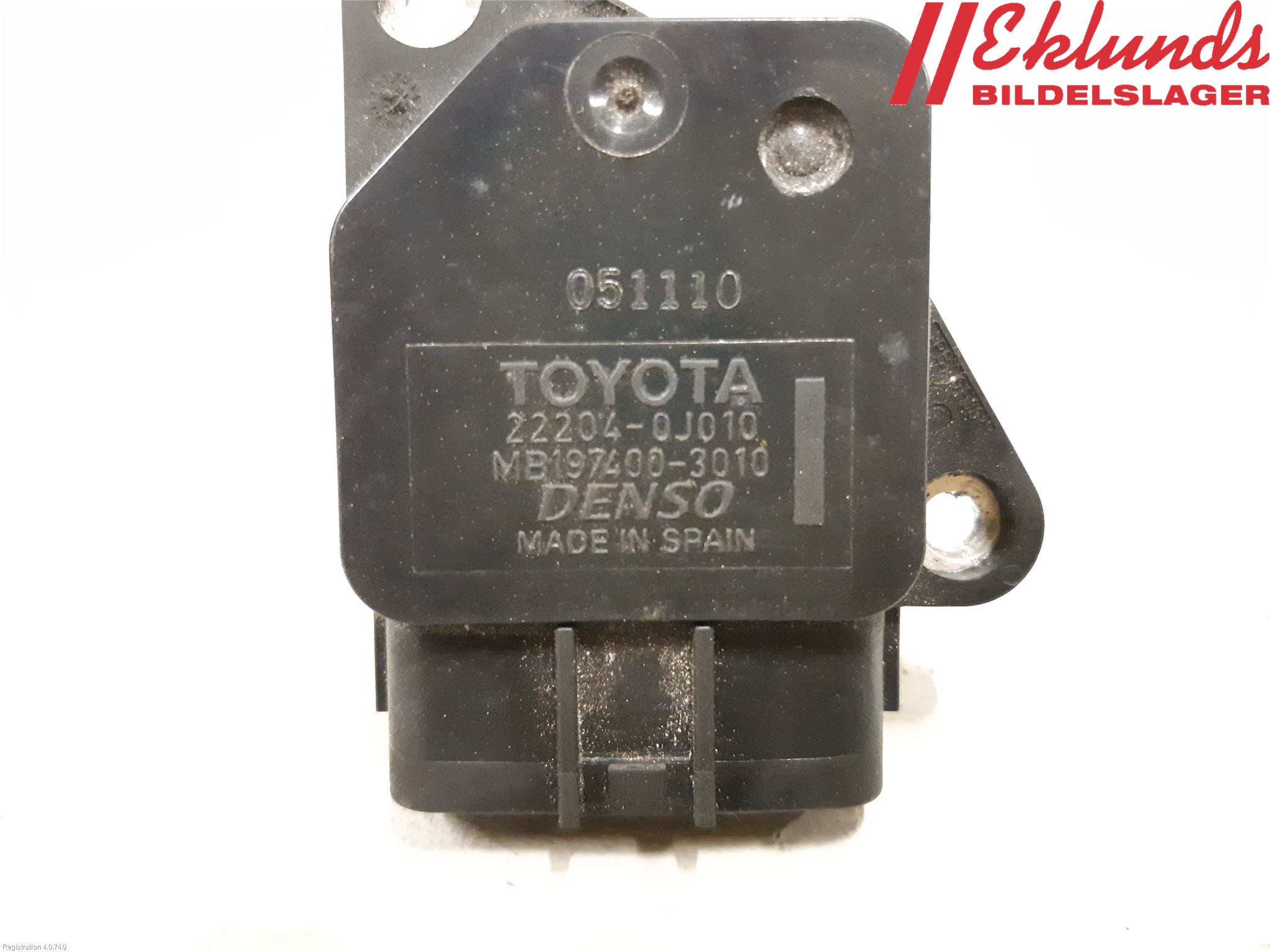Toyota COROLLA 02-07 Injluftmassamätare