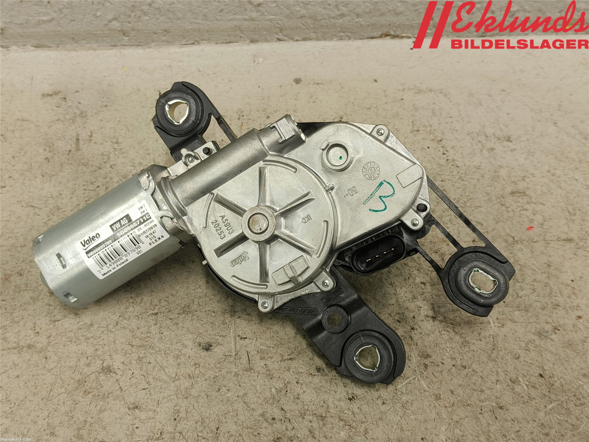 Volkswagen VW T-ROC 18- Torkarmotor Baklucka