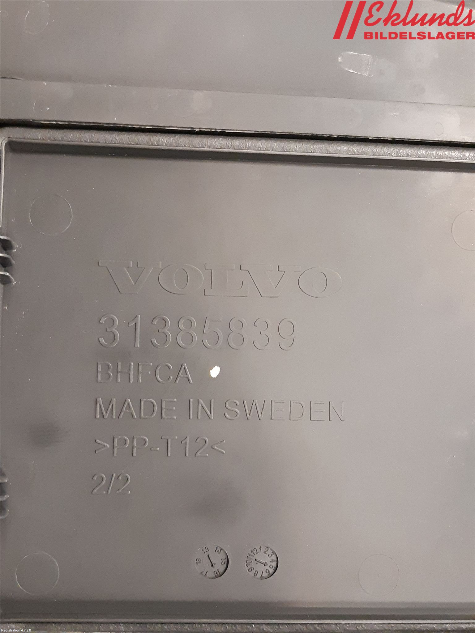 Volvo XC90/RECHARGE 16- Torpedplåt-Torpedplast