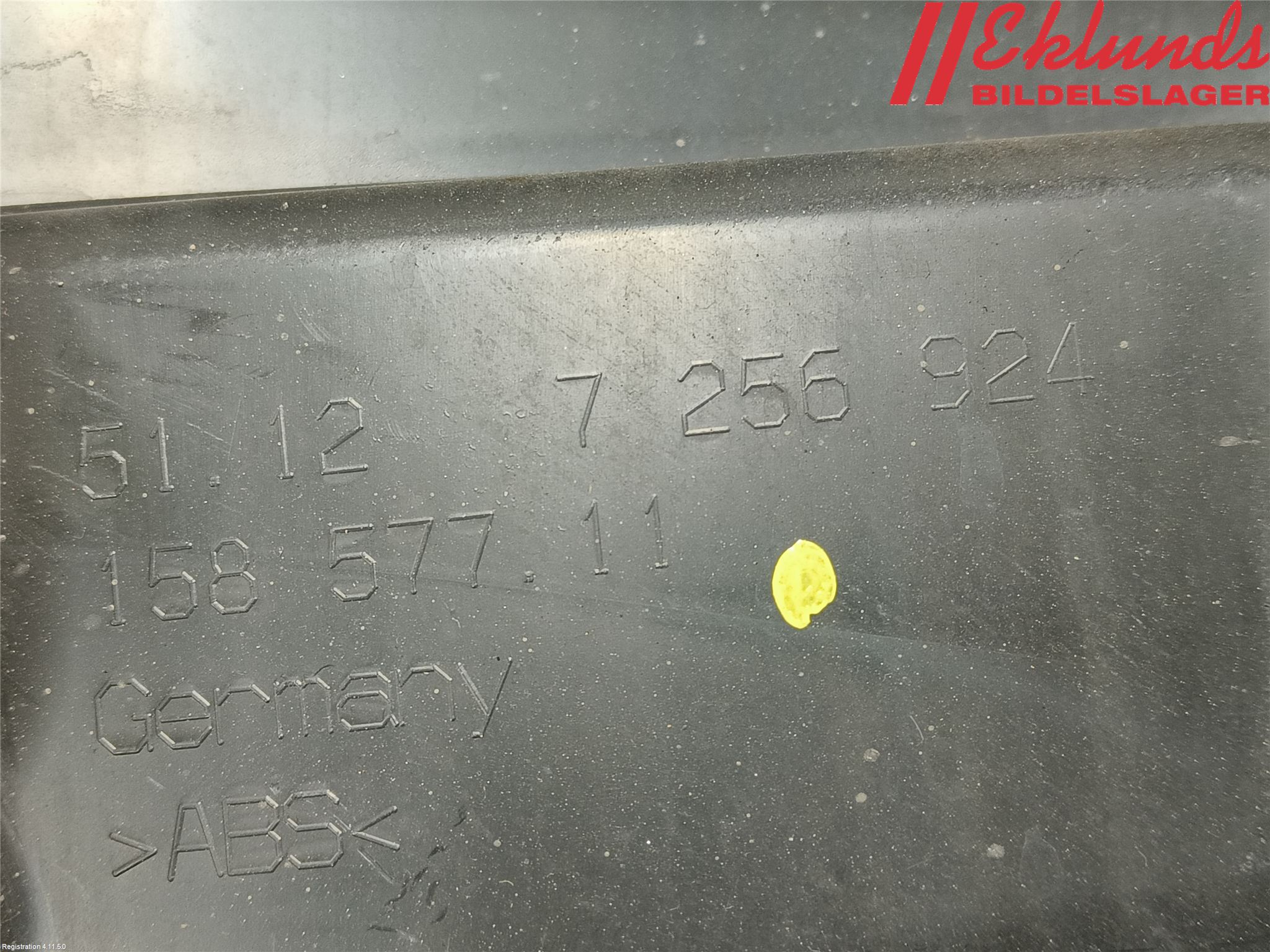 BMW 3 F30/F31/F80 12-19 Stötfångarfäste Bak Hö