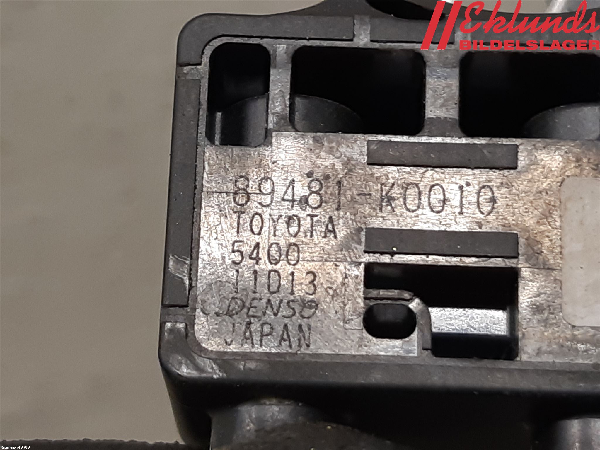 Toyota YARIS XP21 20- Sensor Avgas