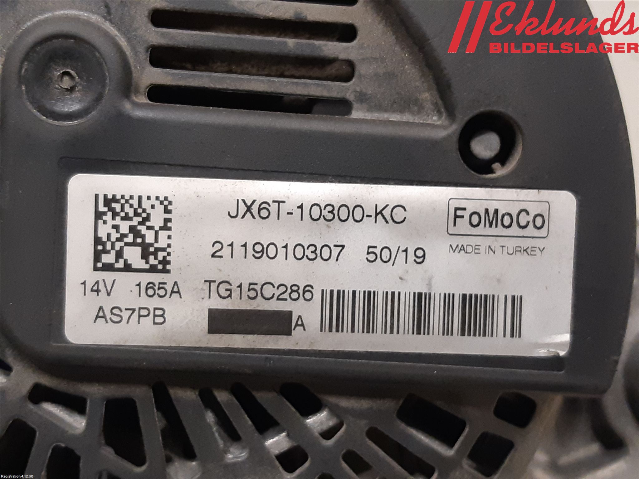Ford TRANSIT SKÅP/BUSS 14-22 Generator