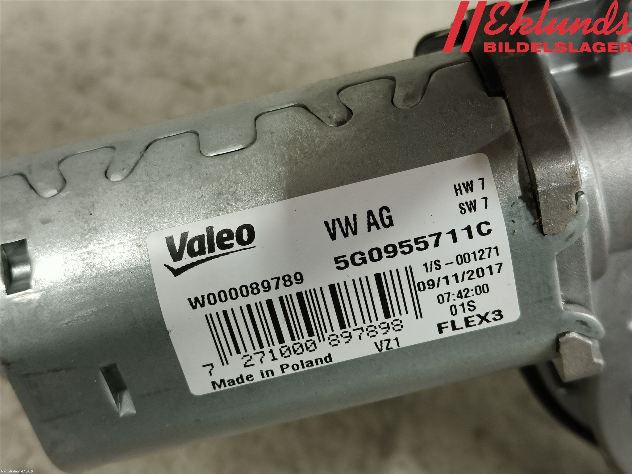 Volkswagen VW POLO VI 18->> Torkarmotor Baklucka