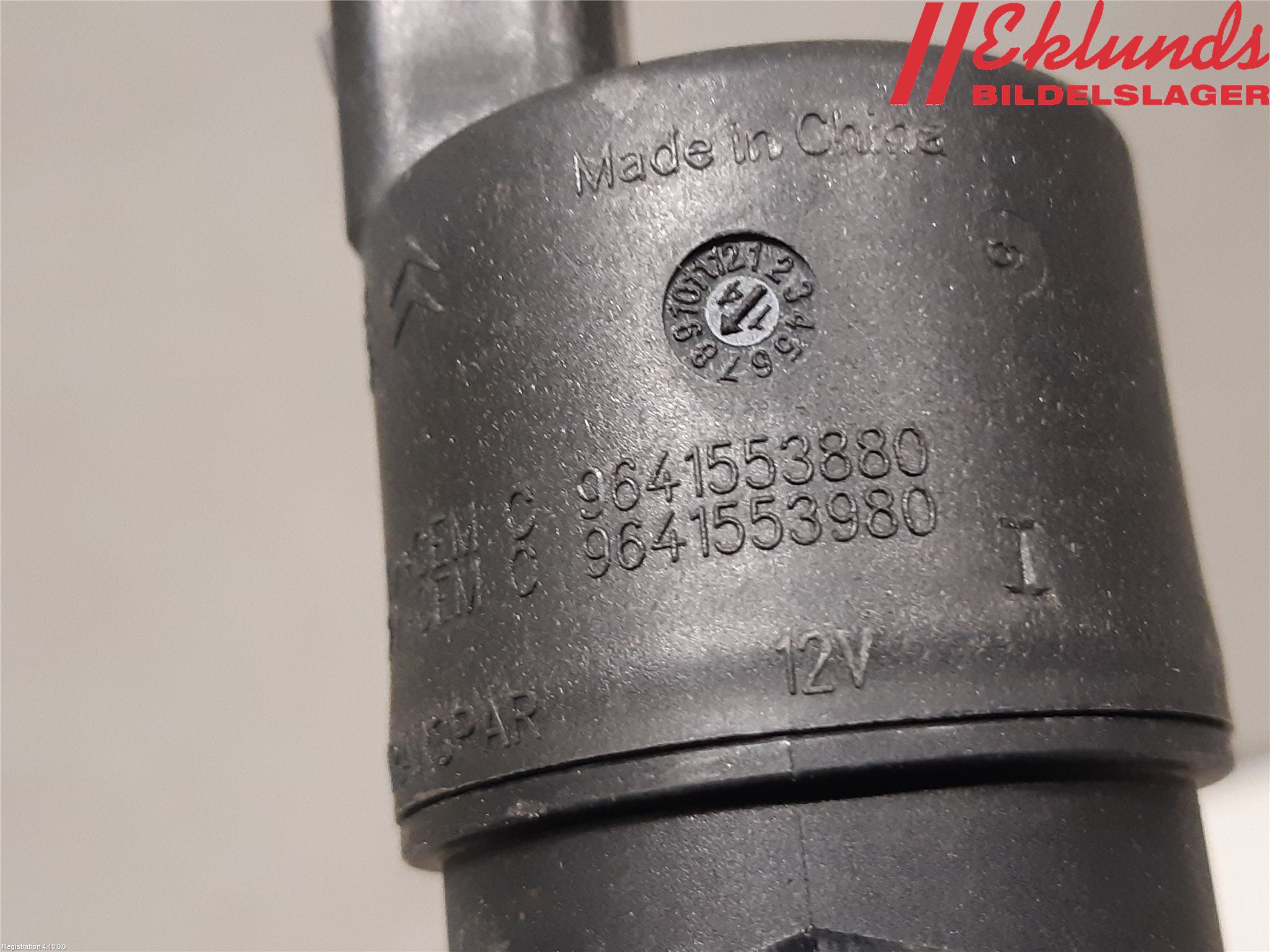 Peugeot 208 12-15 Spolarpump Vindruta