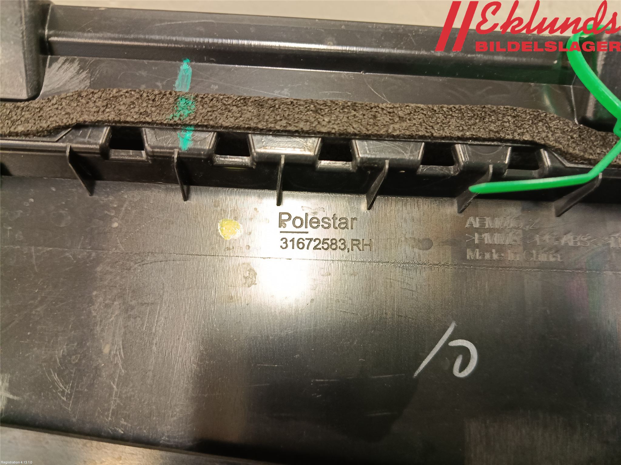 Polestar 2 20- Dörr Dekorlist Bak Hö