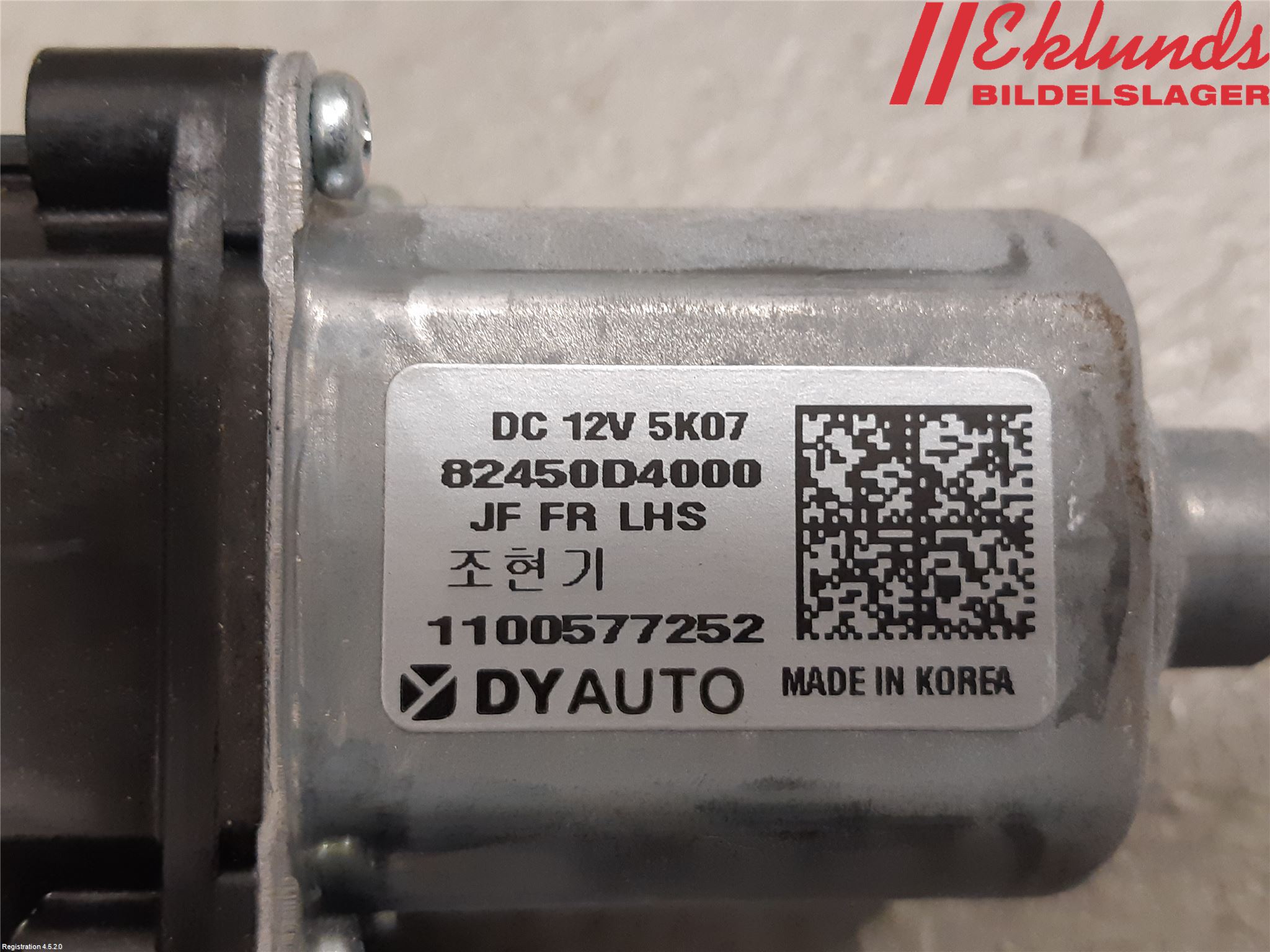 Kia OPTIMA 16-20 Fönsterhissmotor