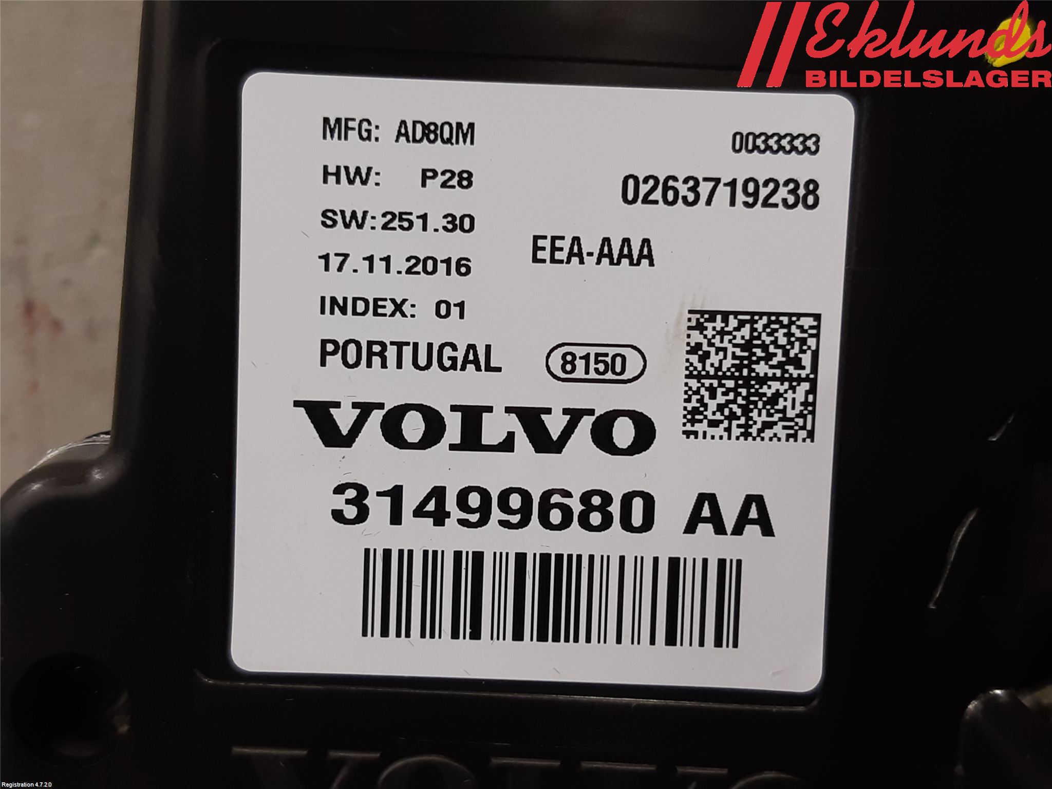 Volvo XC90/RECHARGE 16- Instrument Komb