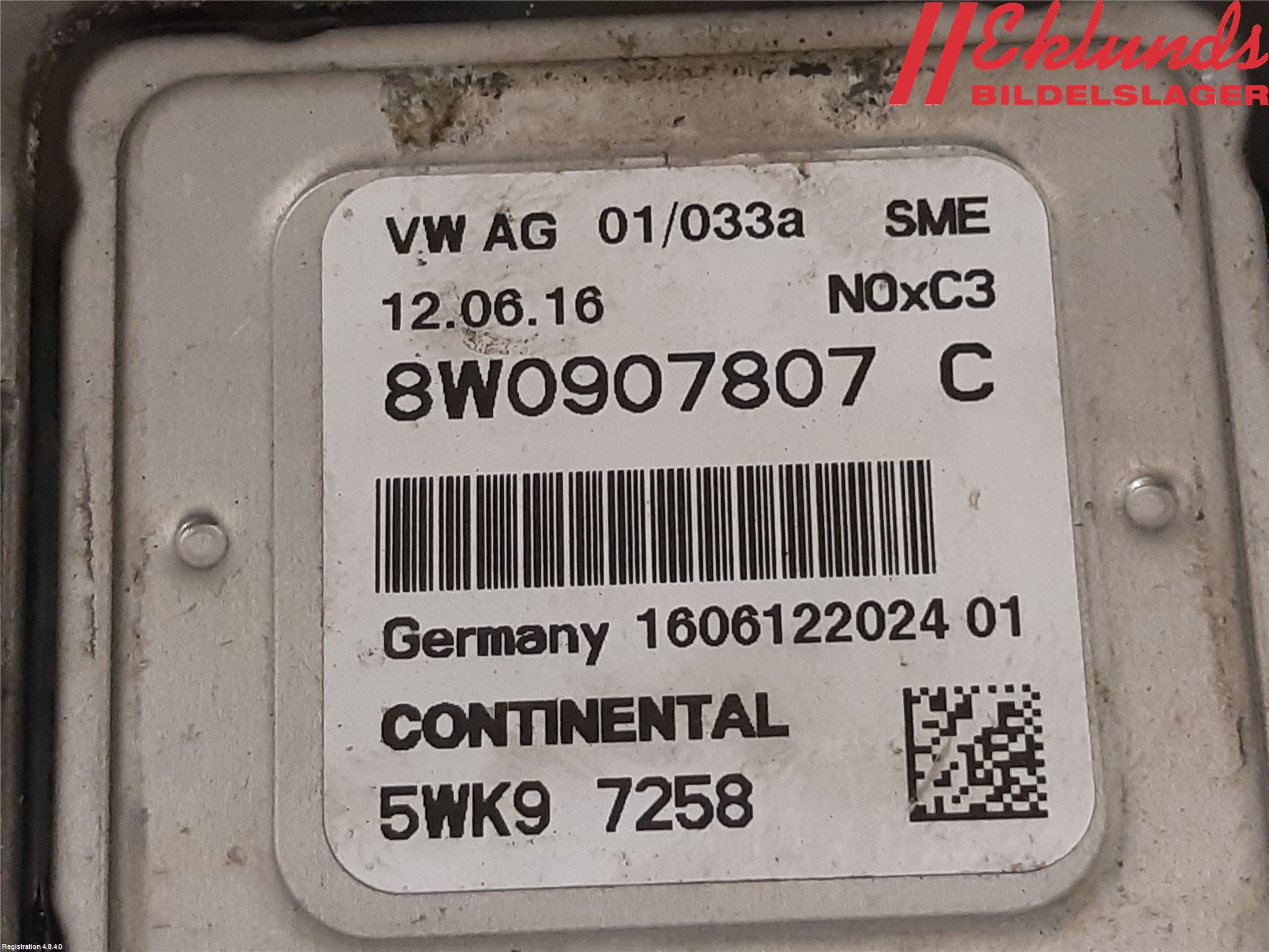 Audi A4/S4 B9 16-19 Injlambdasond