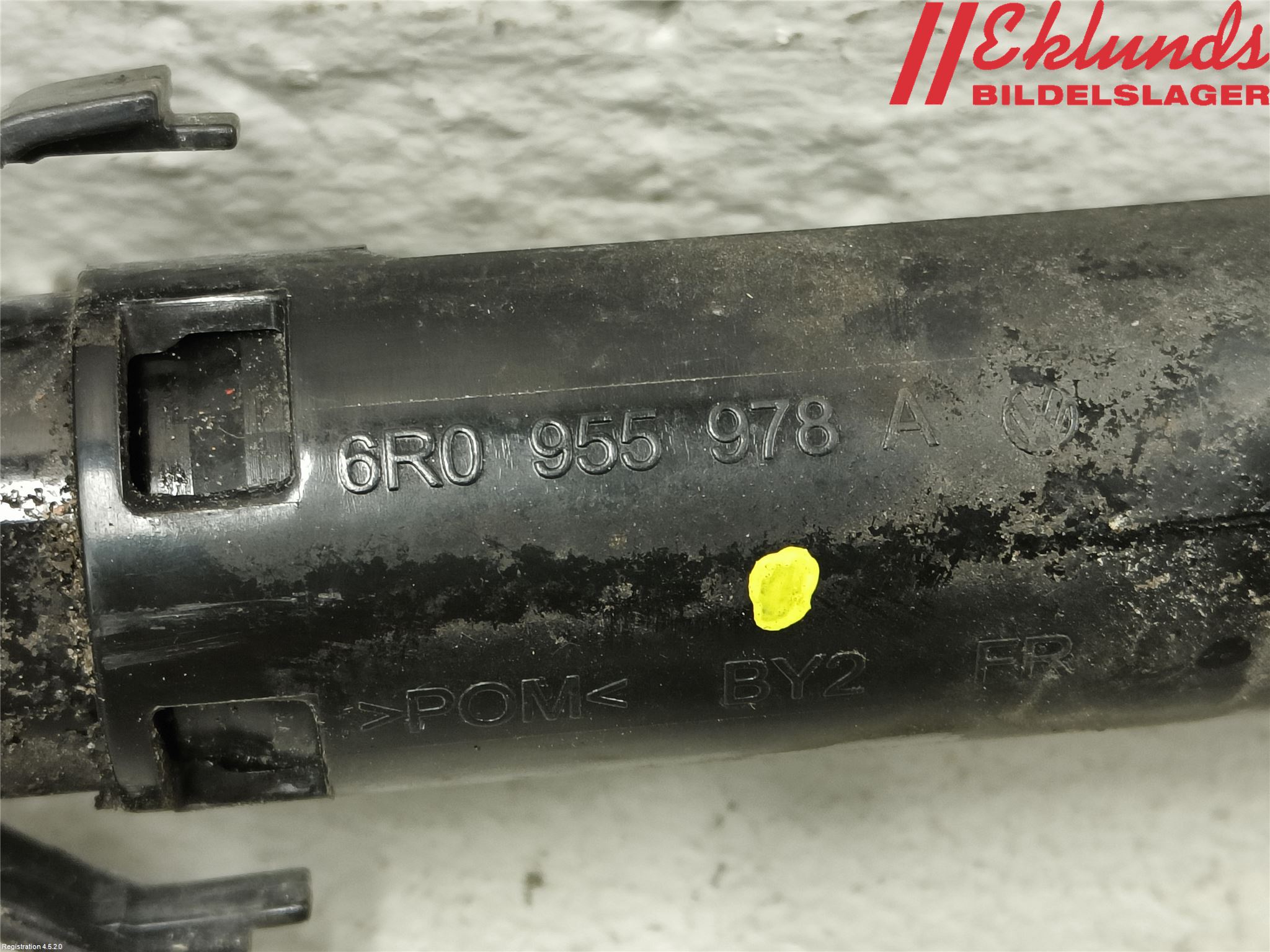 Volkswagen VW POLO 10-17 Spolarmunstycke Strålkastare