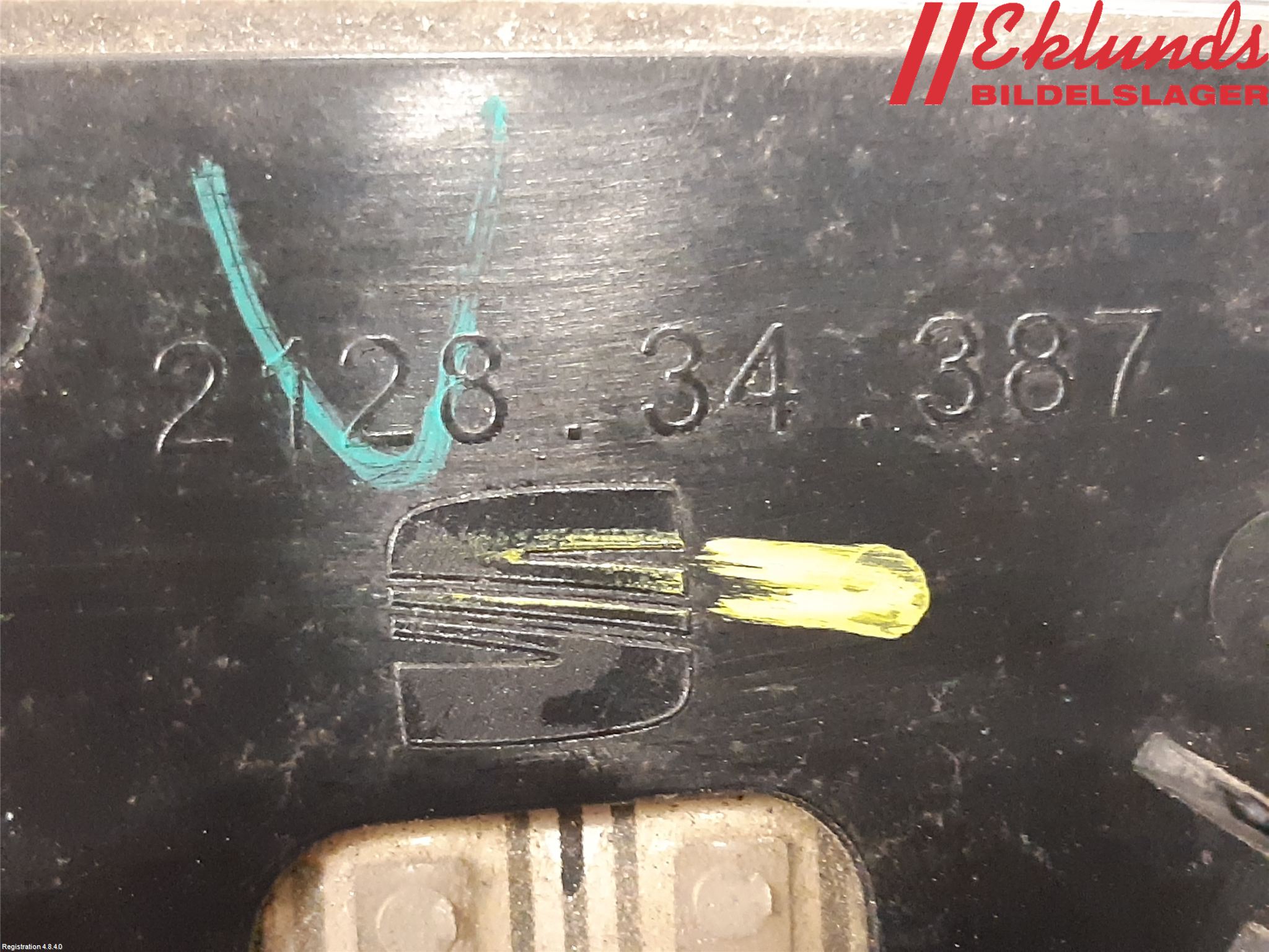 Seat LEON 13-20 Spegelglas Vä