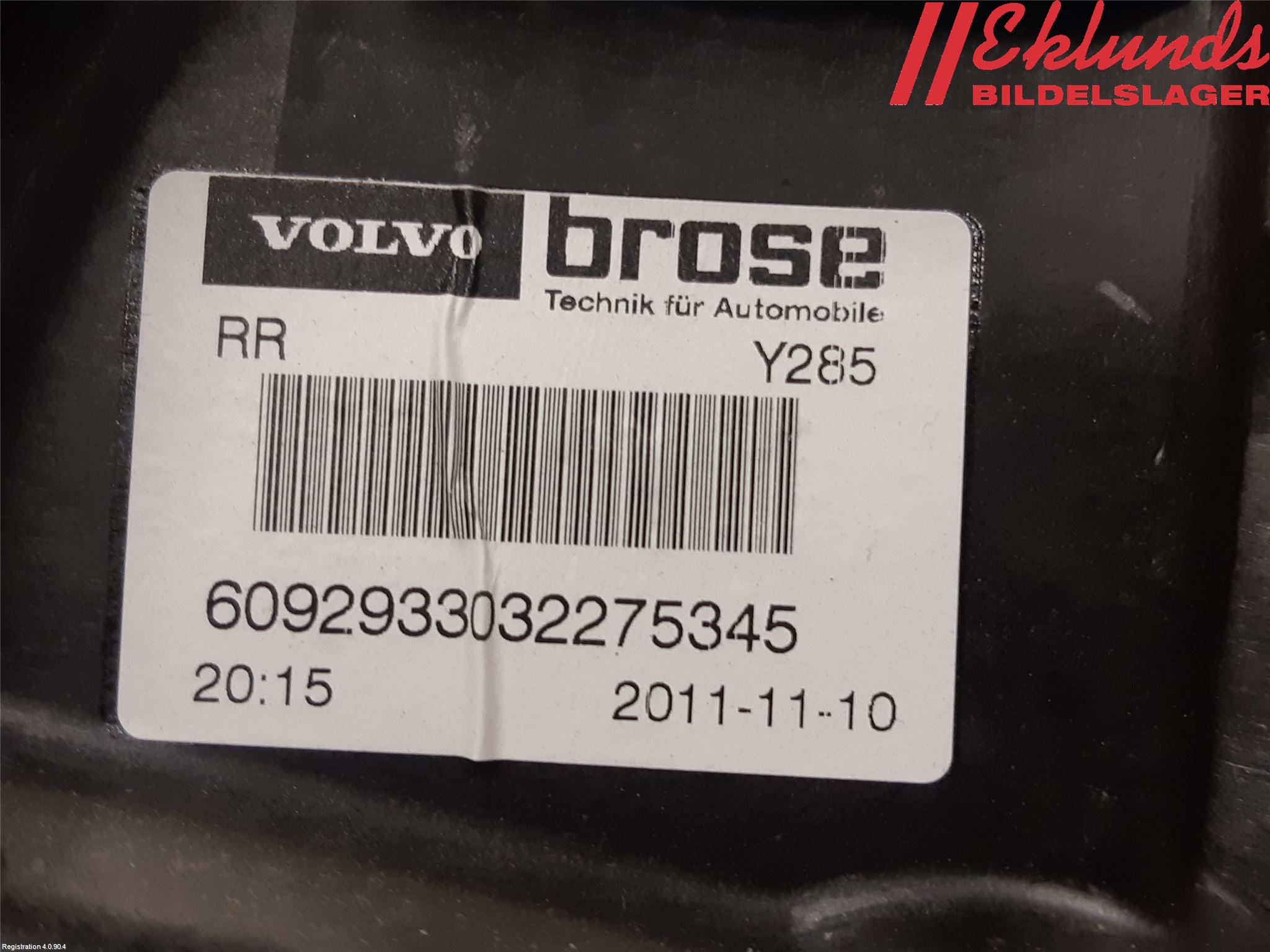 Volvo V70 08-13 Fönsterhiss El Kompl