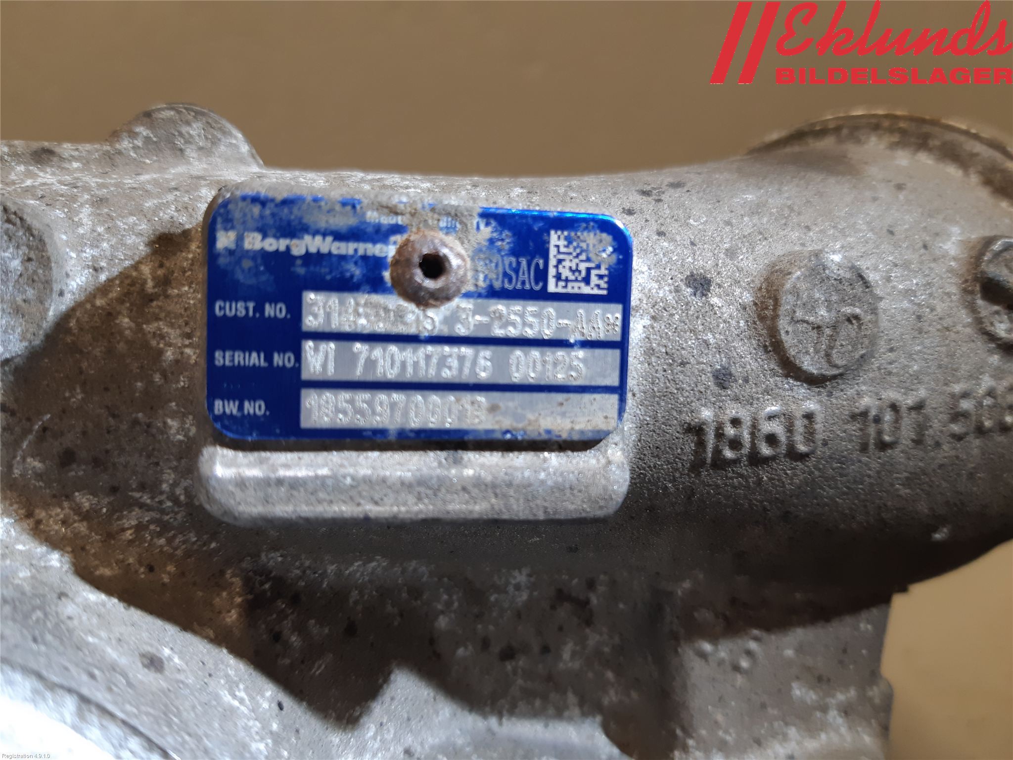 Volvo V60 19- Turboaggregat