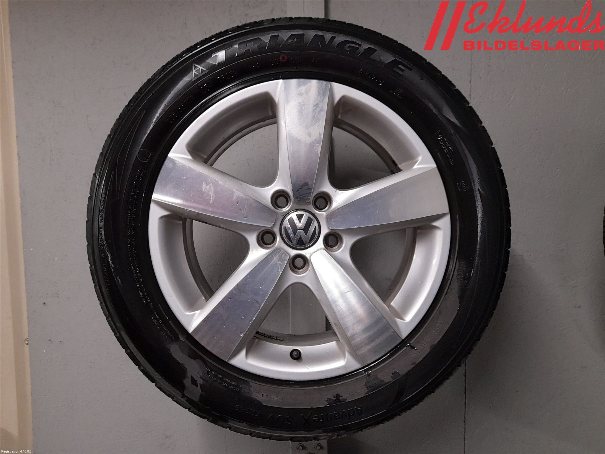 Volkswagen VW TIGUAN 07-16 Sommardäck Alumfälg 4St