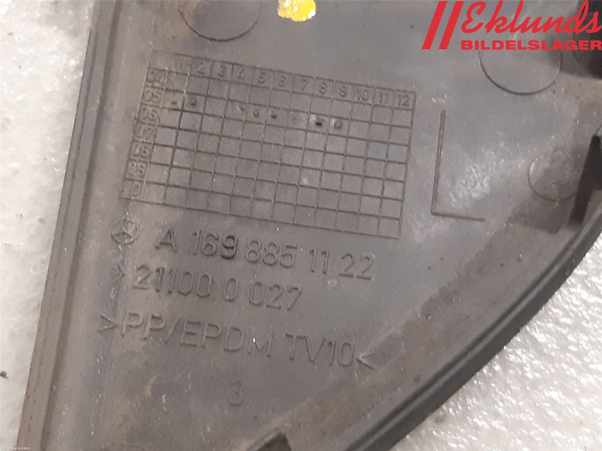 Mercedes-Benz MB B-KLASS (W245) 05-12 Dimljussarg Fram
