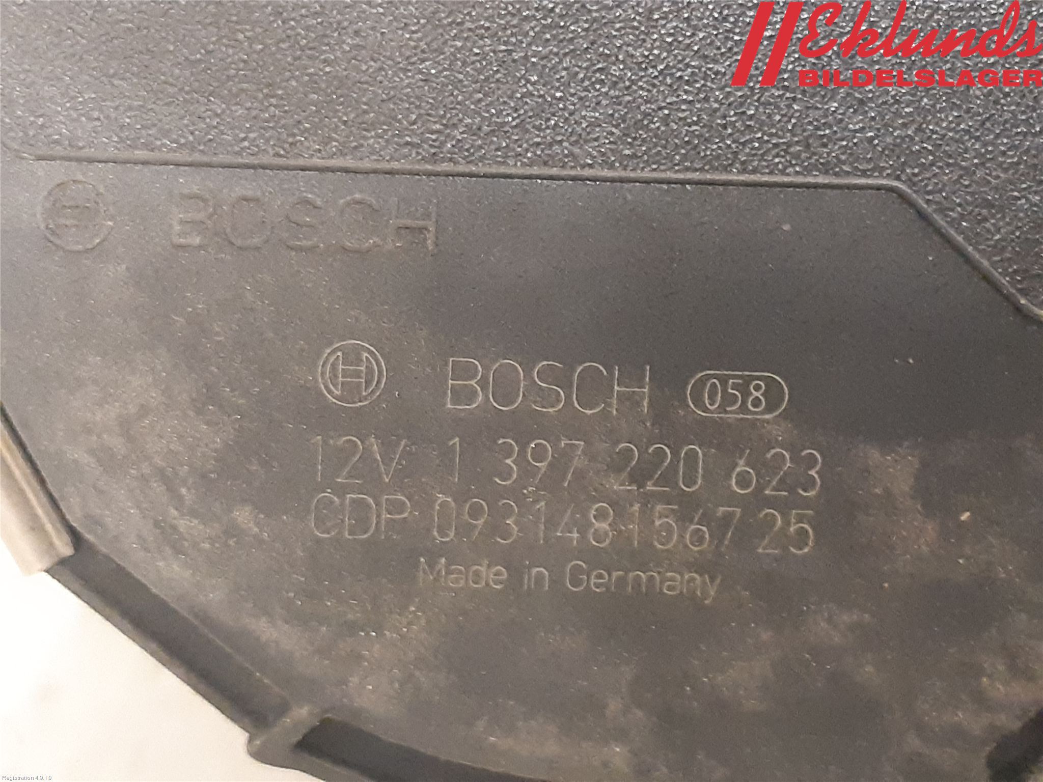 Opel ASTRA J 10-15 Torkarmotor Vindruta