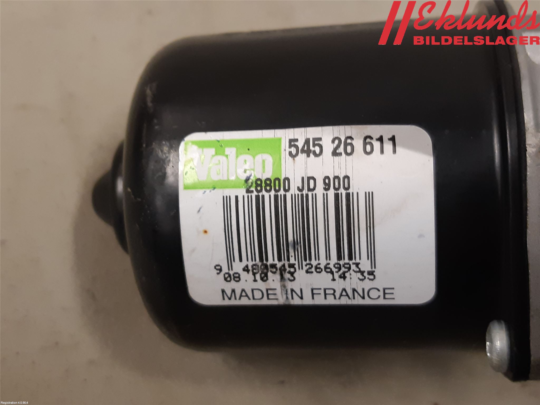 Nissan QASHQAI+2  10-14 Torkarmotor Vindruta