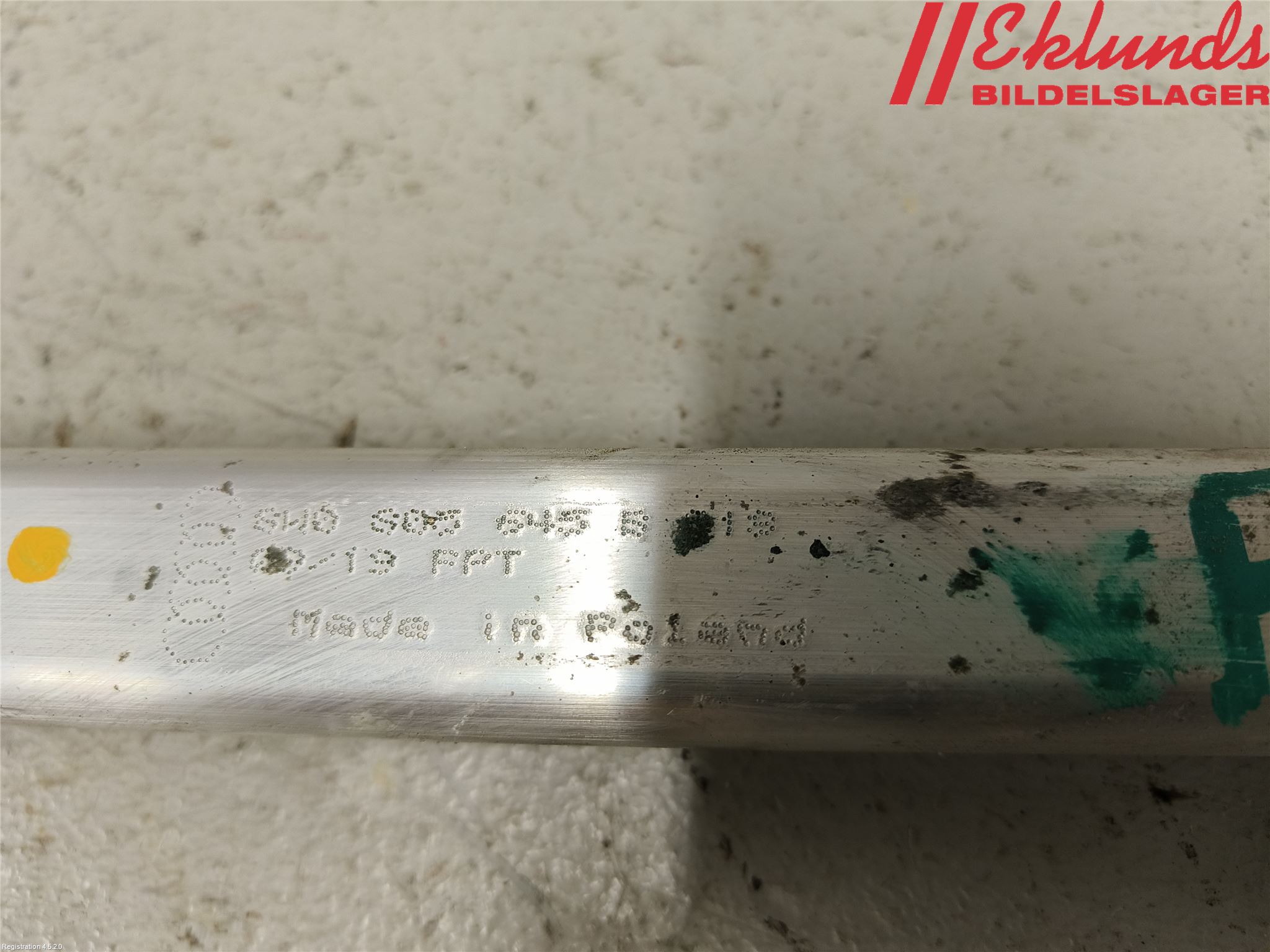 Audi A4/S4 B9 16-19 Frontplåt