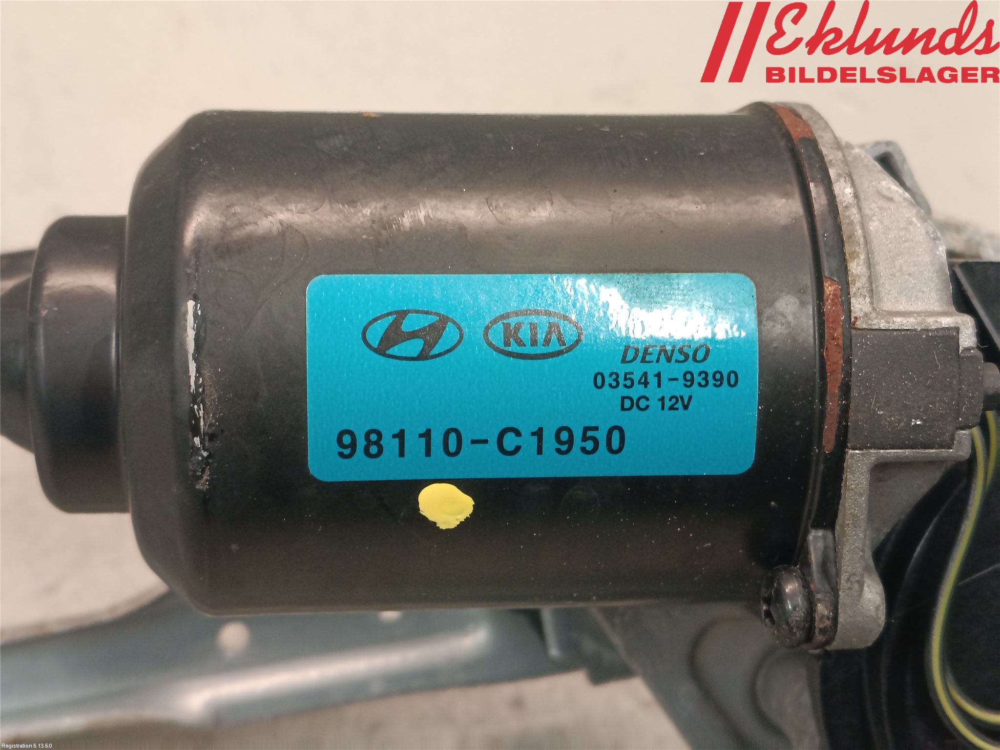 Hyundai KONA/ELECTRIC OS 18-23 Torkarmotor Vindruta