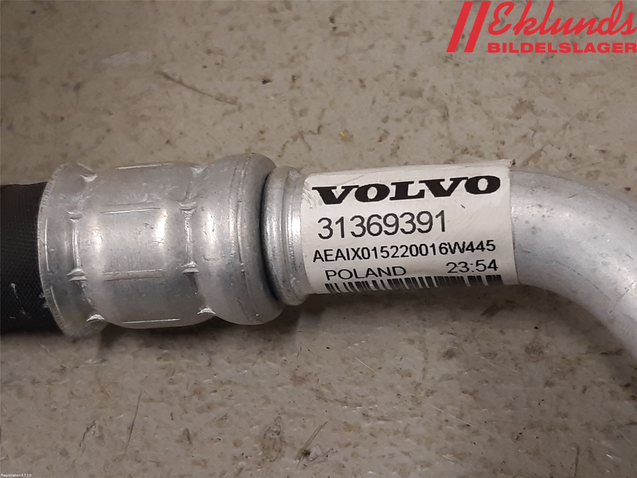 Volvo XC90/RECHARGE 16- Ac Slang-Rör