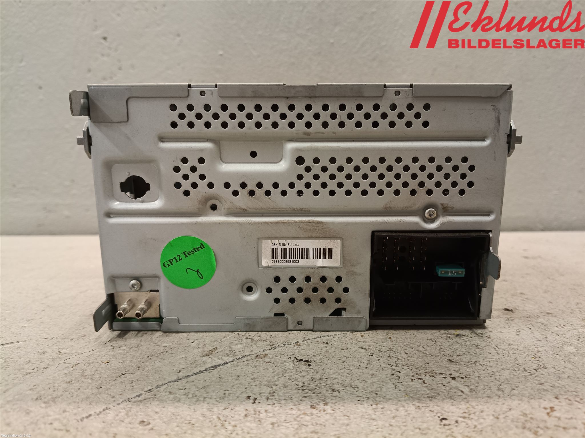 Volkswagen VW GOLF VI 09-13 Cd Radio - Multimediapanel