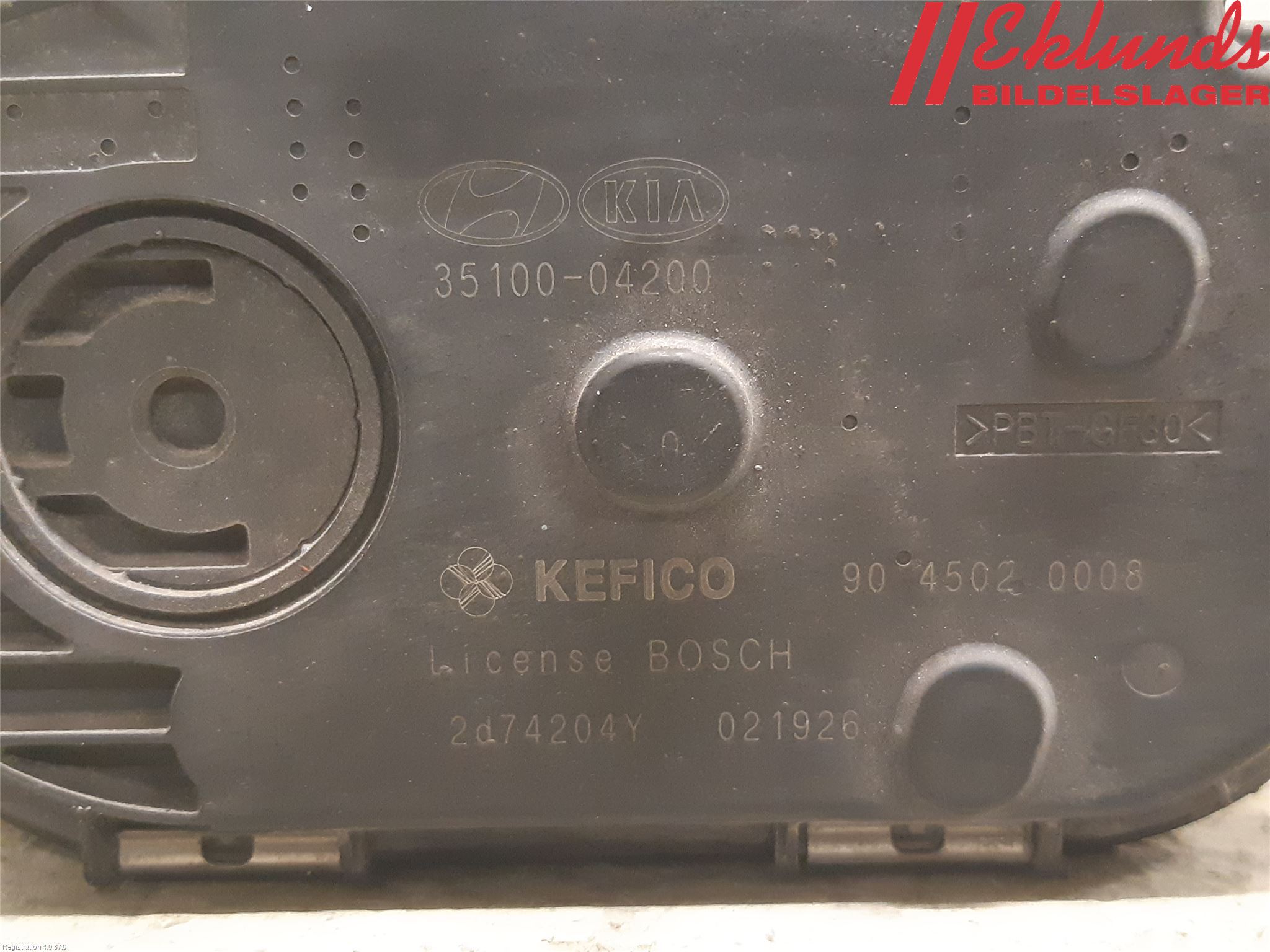 Hyundai i10 BA 17-20 Injspjällhus