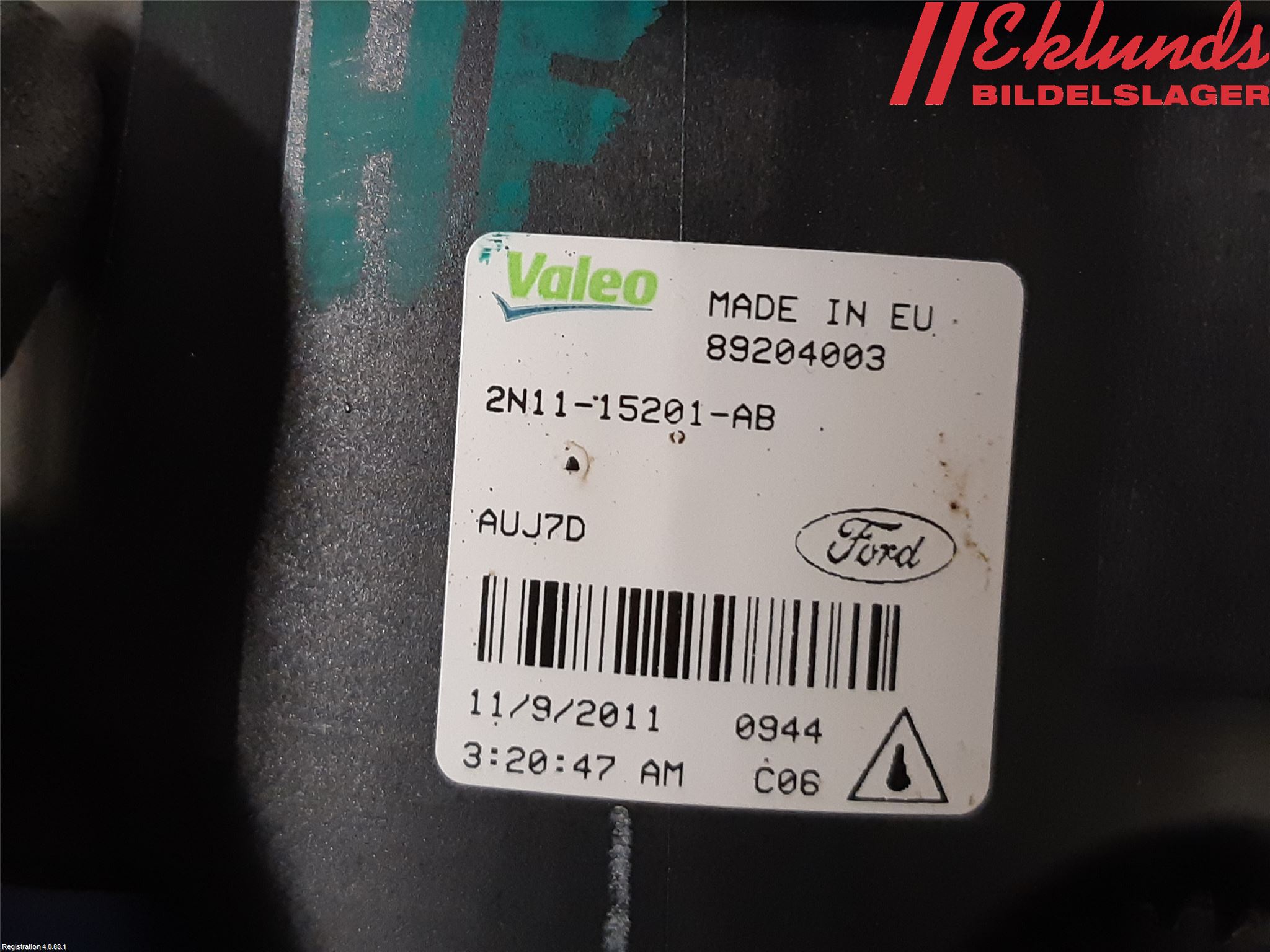 Ford TRANSIT CONNECT 09-13 Dimljus-Varselljus Fram