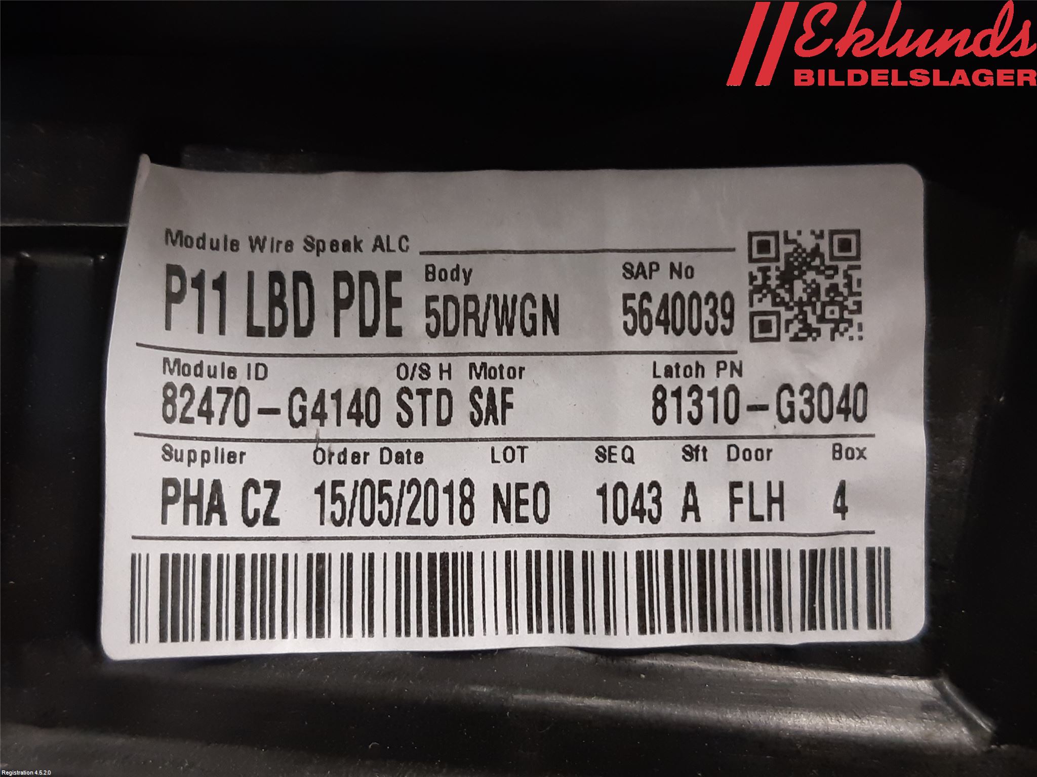 Hyundai i30 PD 17- Fönsterhiss El Kompl