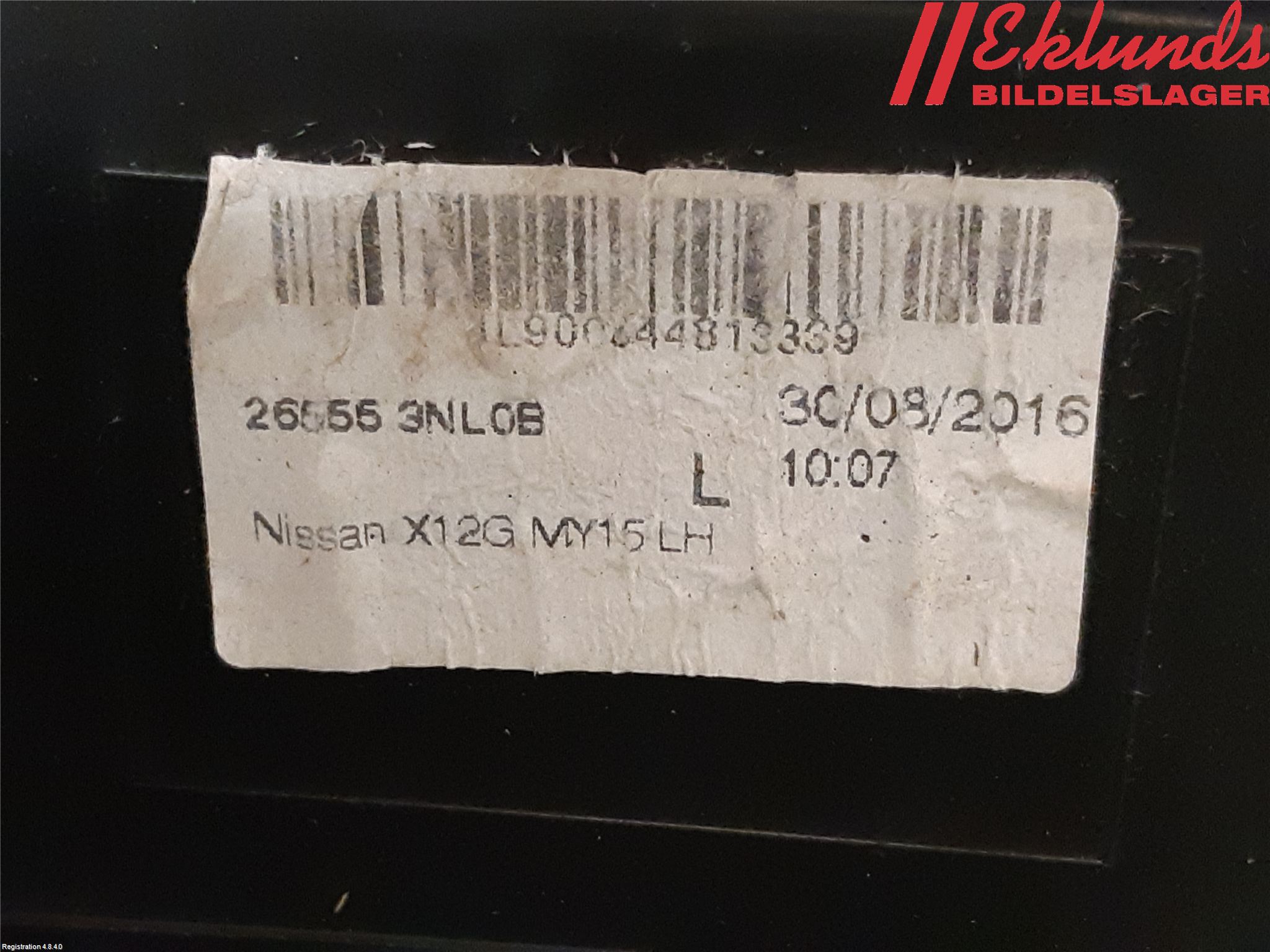 Nissan LEAF 11-17 Bakljus Vänster