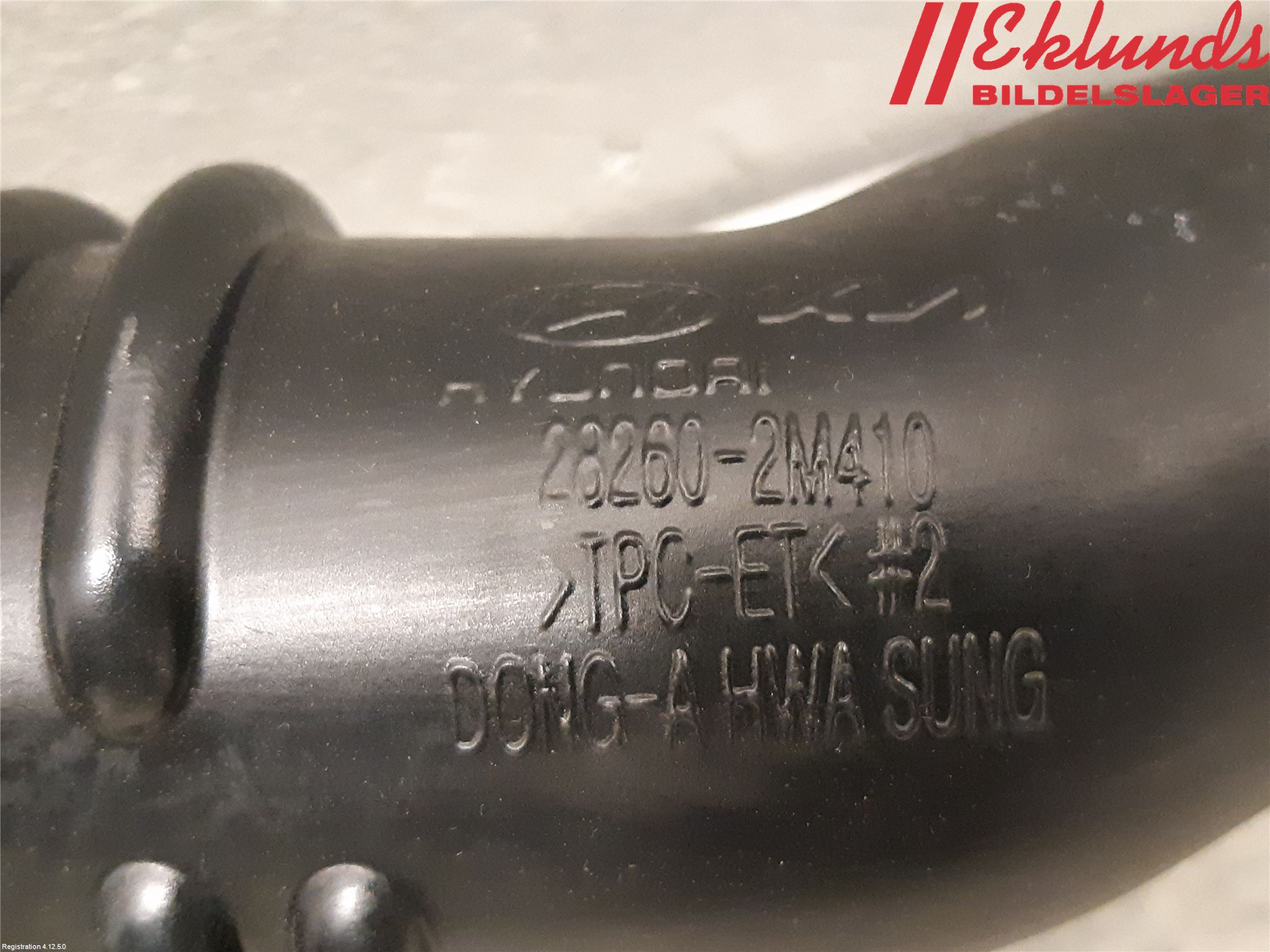 Hyundai TUCSON 05- Laddluft-Intercoolerrör