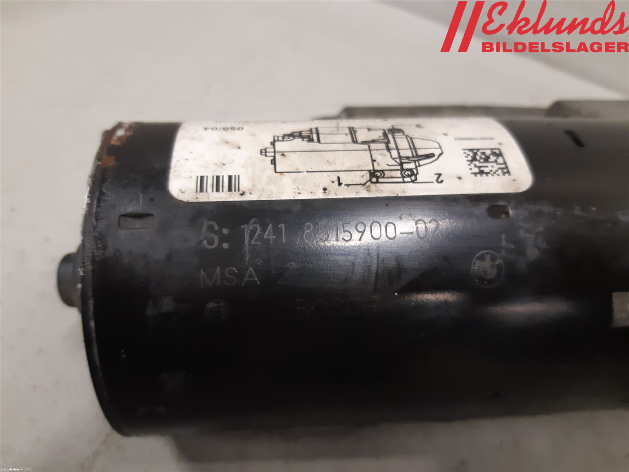 BMW 3 F30/F31/F80 12-19 Startmotor Diesel