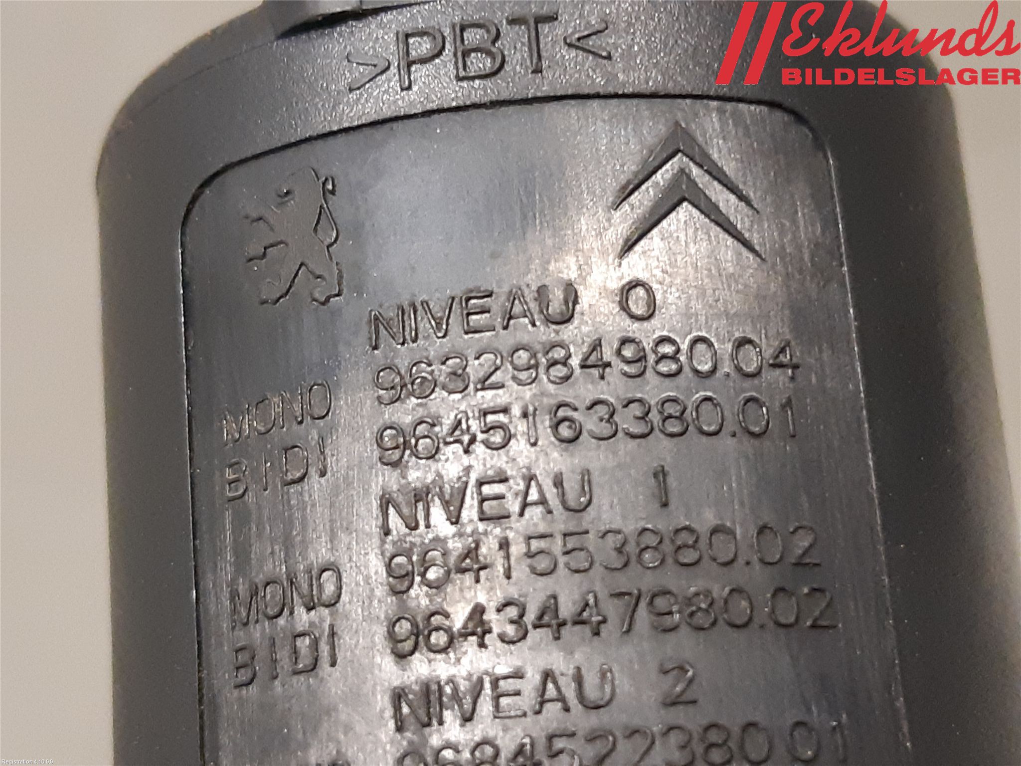 Peugeot EXPERT 07-14 Spolarpump Vindruta