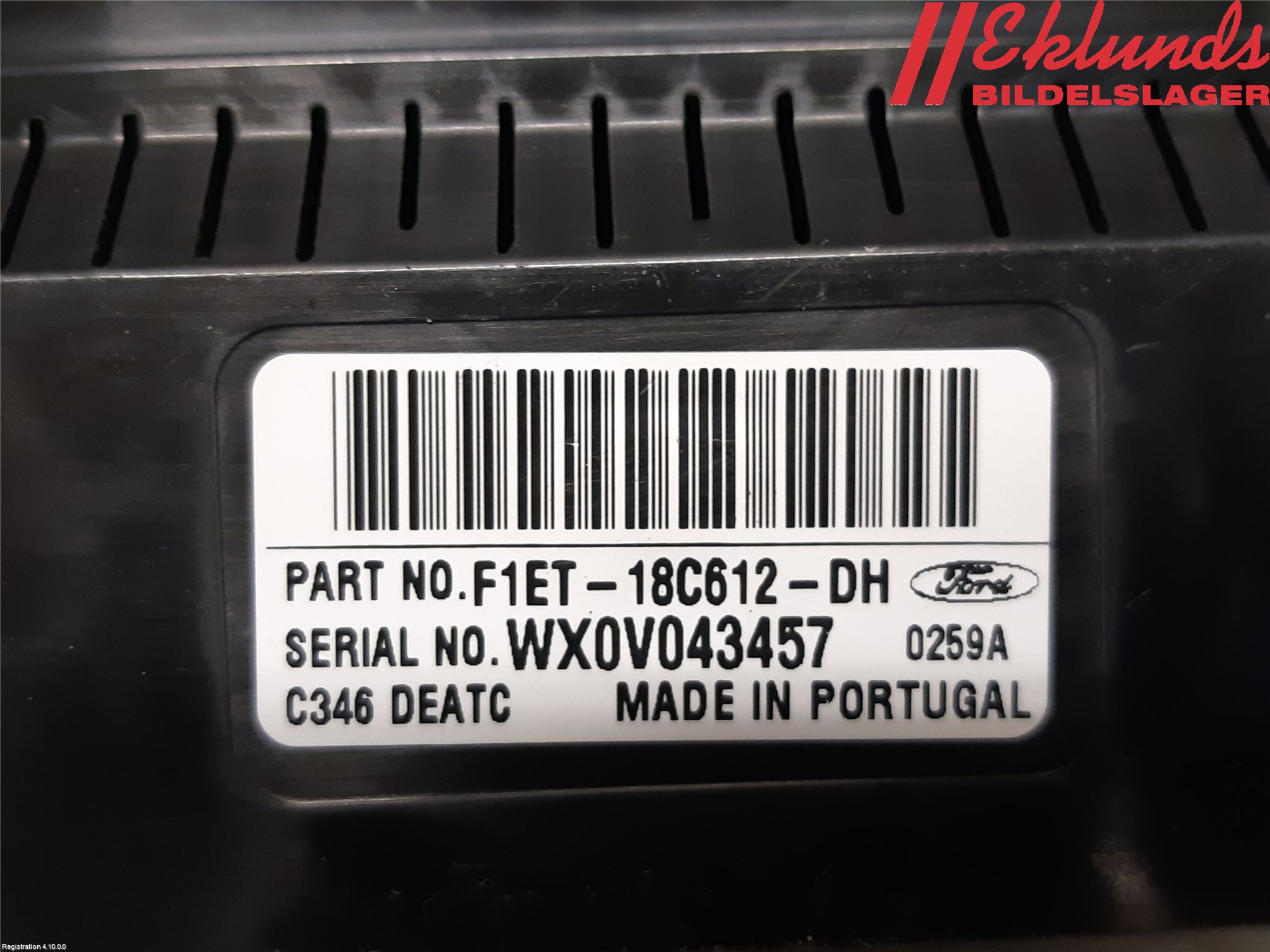 Ford FOCUS 15-18 Ac Styrenhet Ac Manöveren