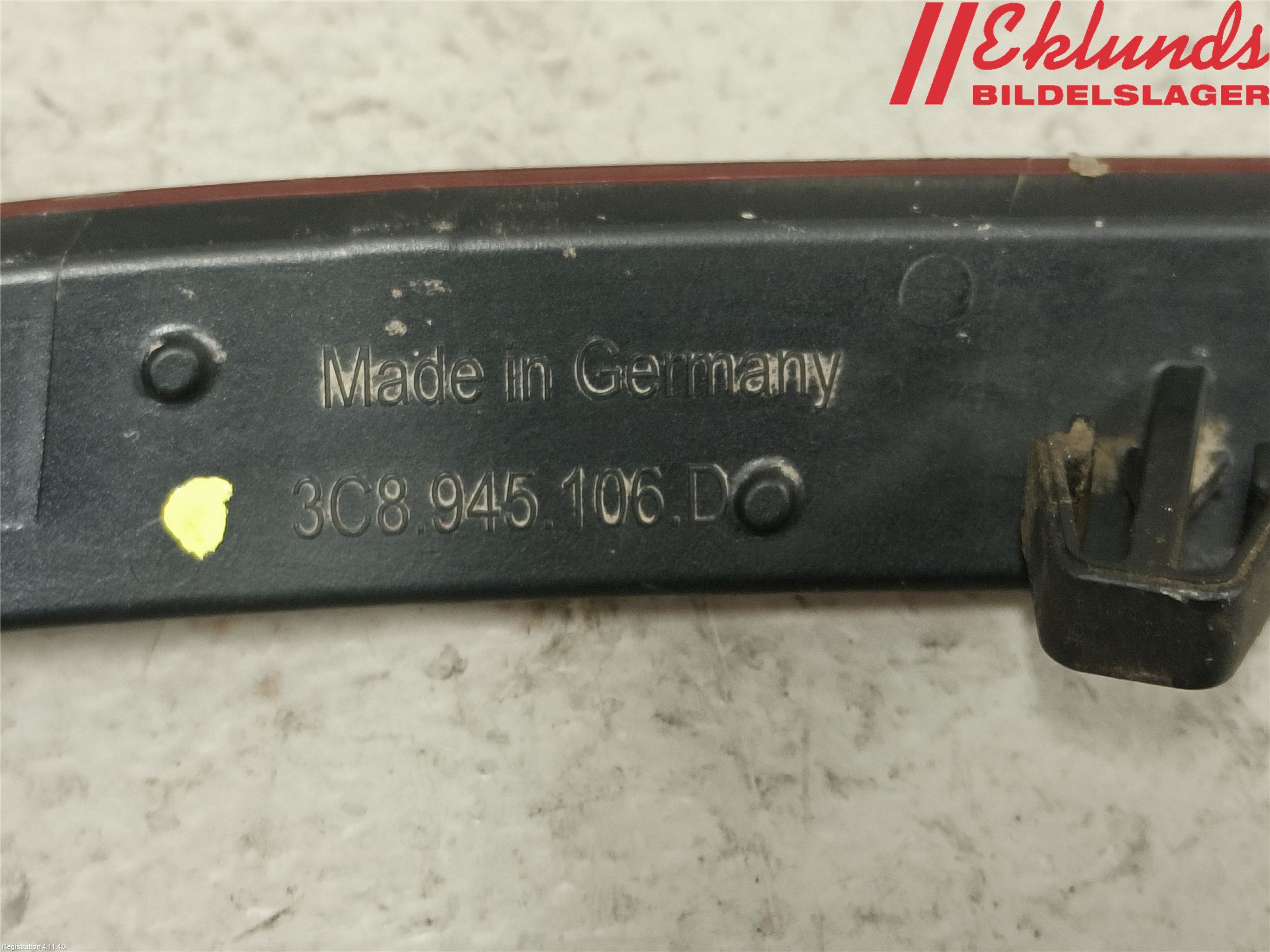 Volkswagen VW GOLF / E-GOLF VII 13-20 Dimljus/Reflex Bak