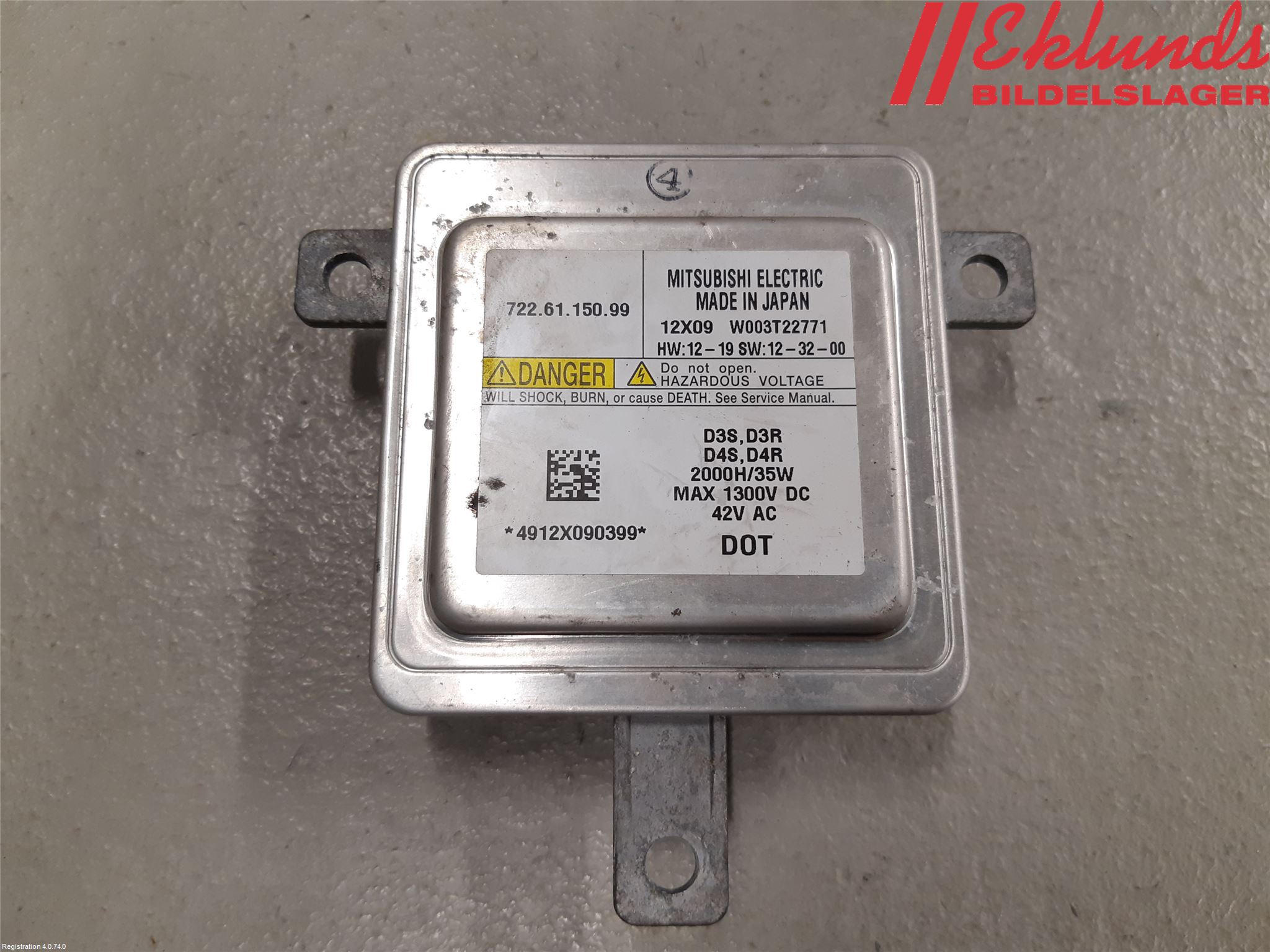 Volvo V40 12-19 Styrenhet Strålkastare