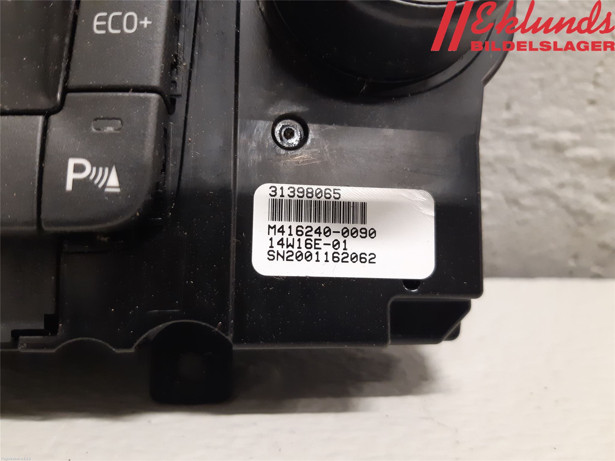 Volvo V70 14-16 Ac Styrenhet Ac Manöveren