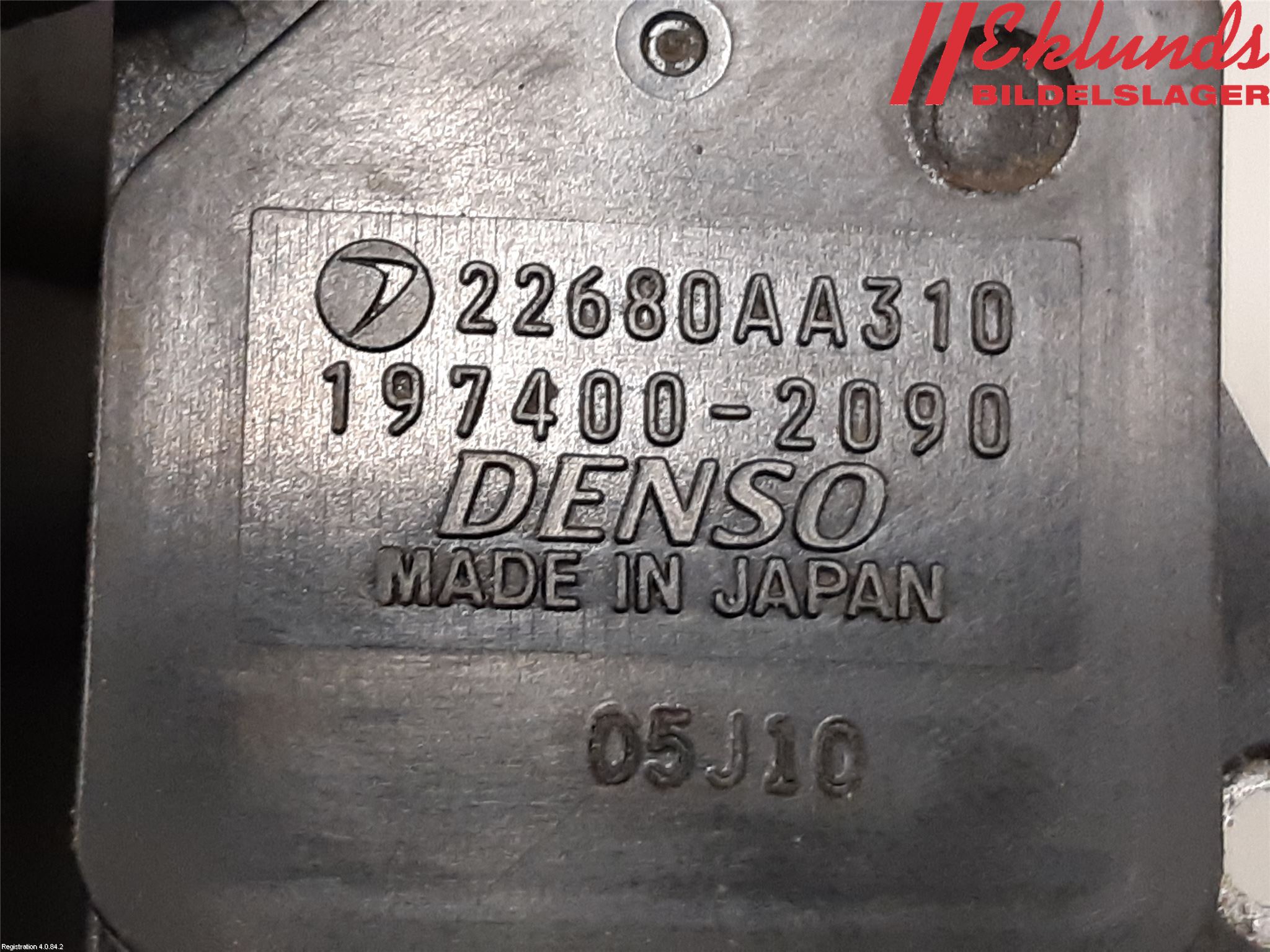 Subaru FORESTER SG 06- Injluftmassamätare