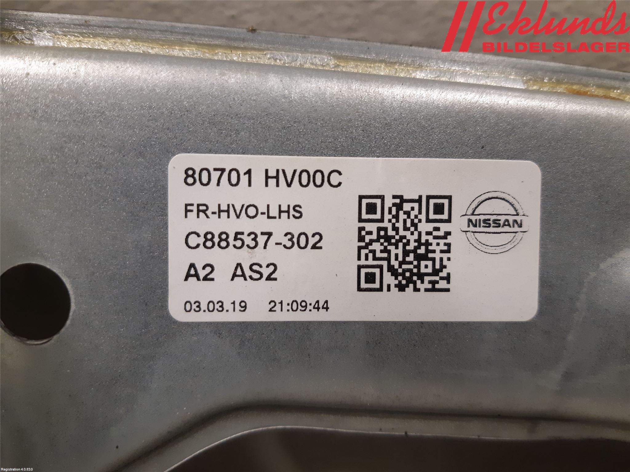 Nissan QASHQAI 17-21 Fönsterhiss El Kompl