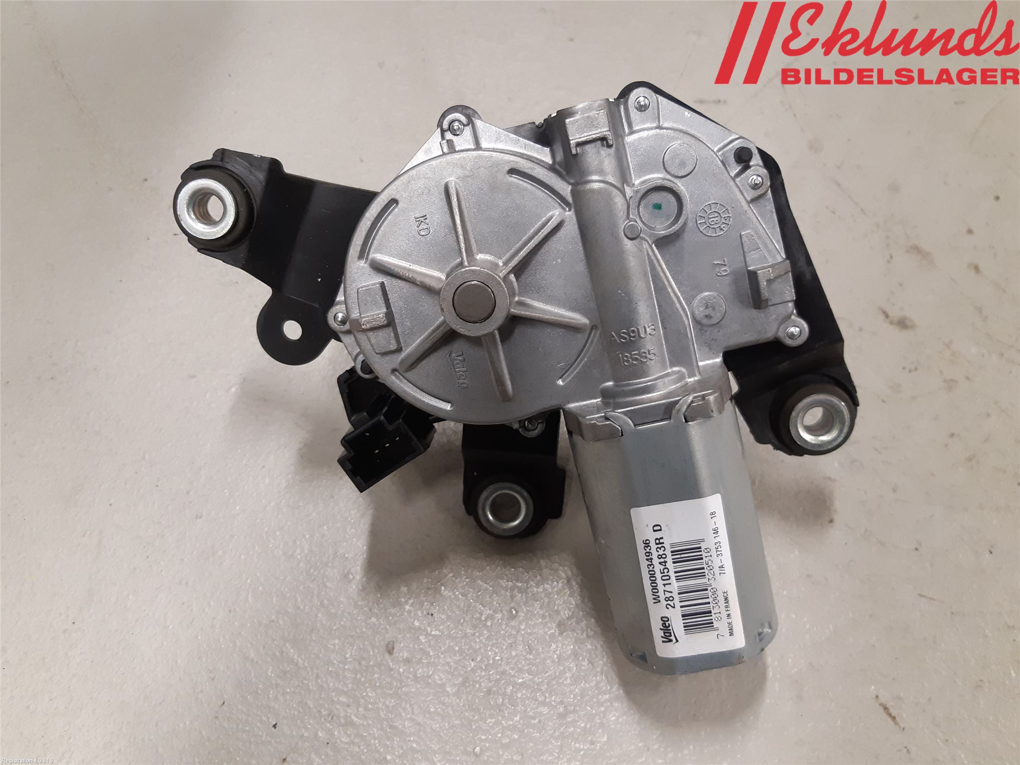 Renault CAPTUR 13-19 Torkarmotor Baklucka