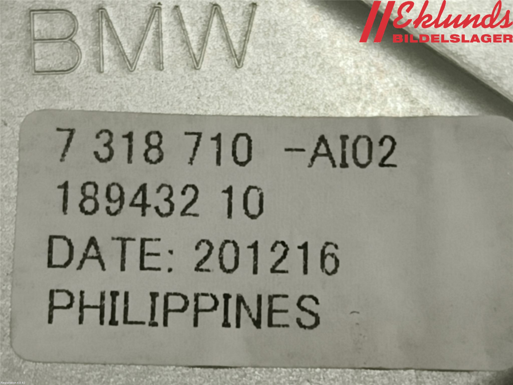 BMW X5 F15 13-18 Torkarmotor Baklucka