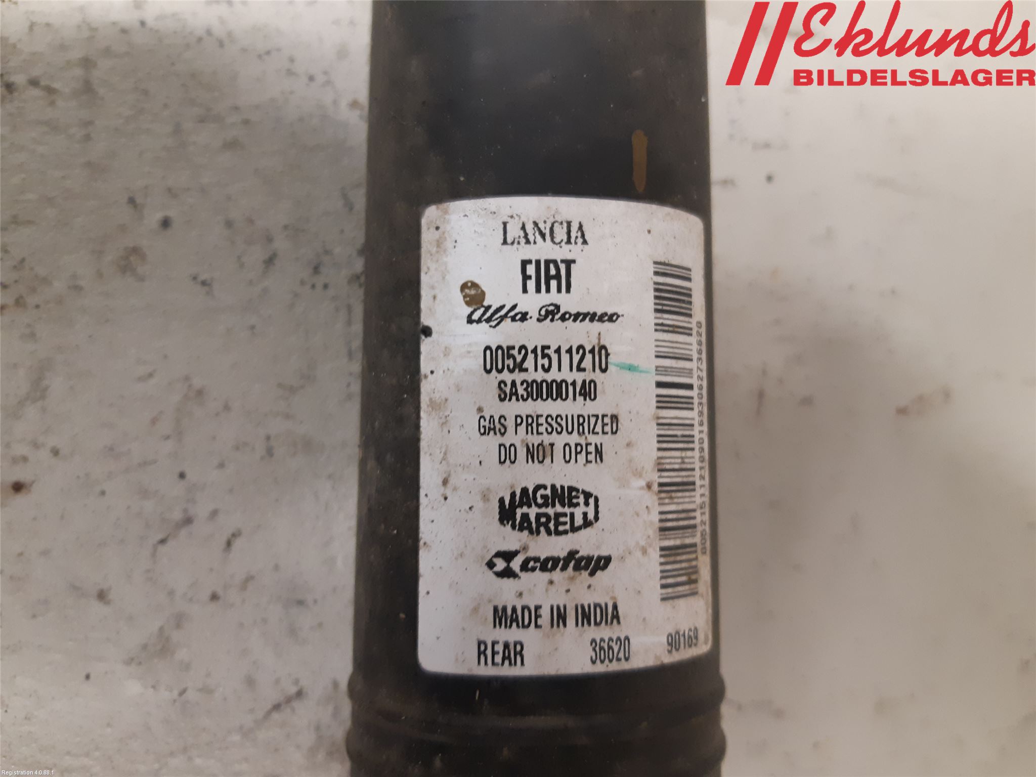 Fiat 500e 20- Stötdämpare Bak