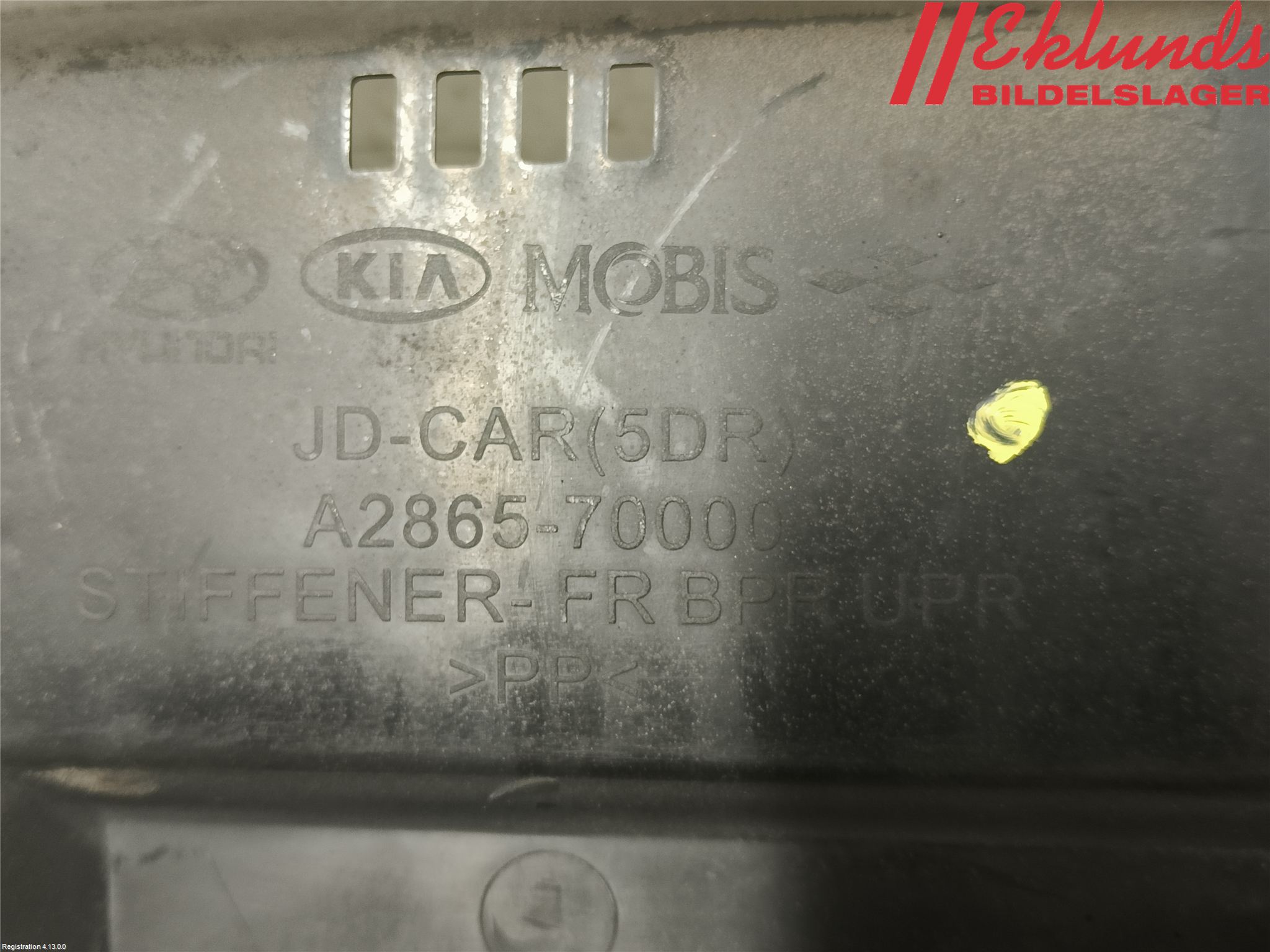 Kia CEED 12-18 Täckplast Front