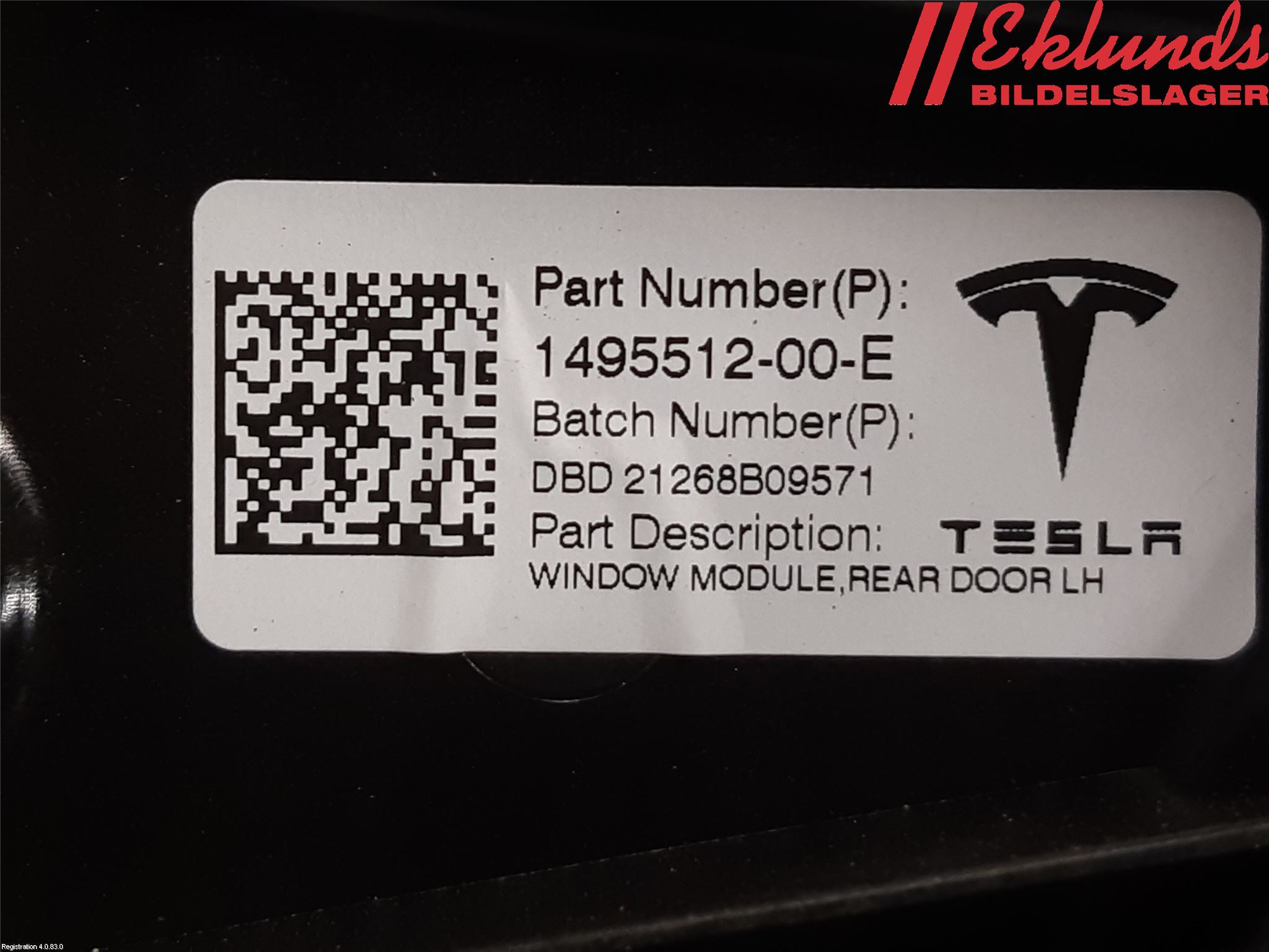Tesla MODEL Y 21- Fönsterhiss El Kompl