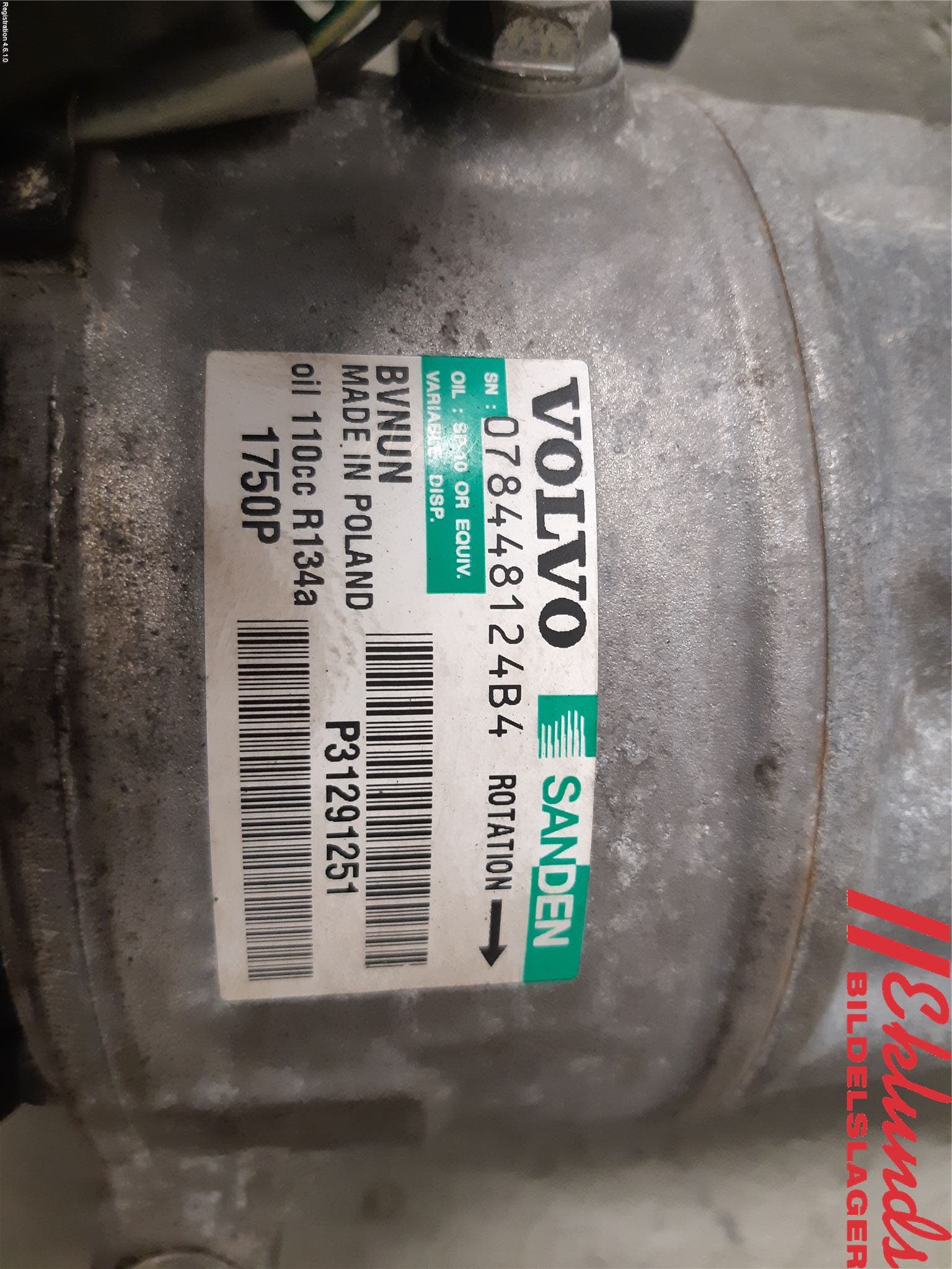 Volvo V40 12-19 Ac Kompressor