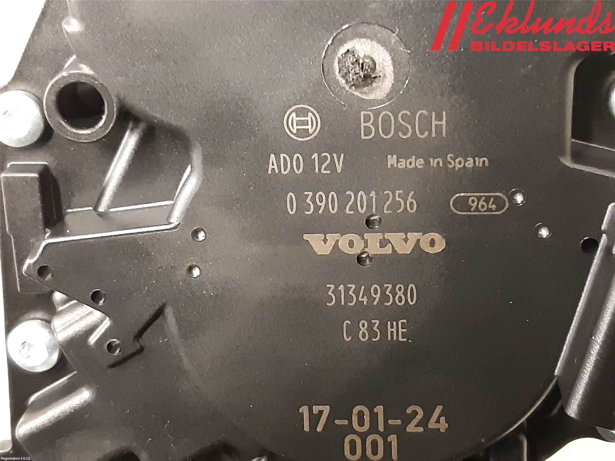 Volvo V90 17->> Torkarmotor Baklucka